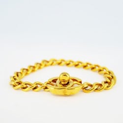 Chanel Bracelet Turn Lock GP Plated Gold Ladies