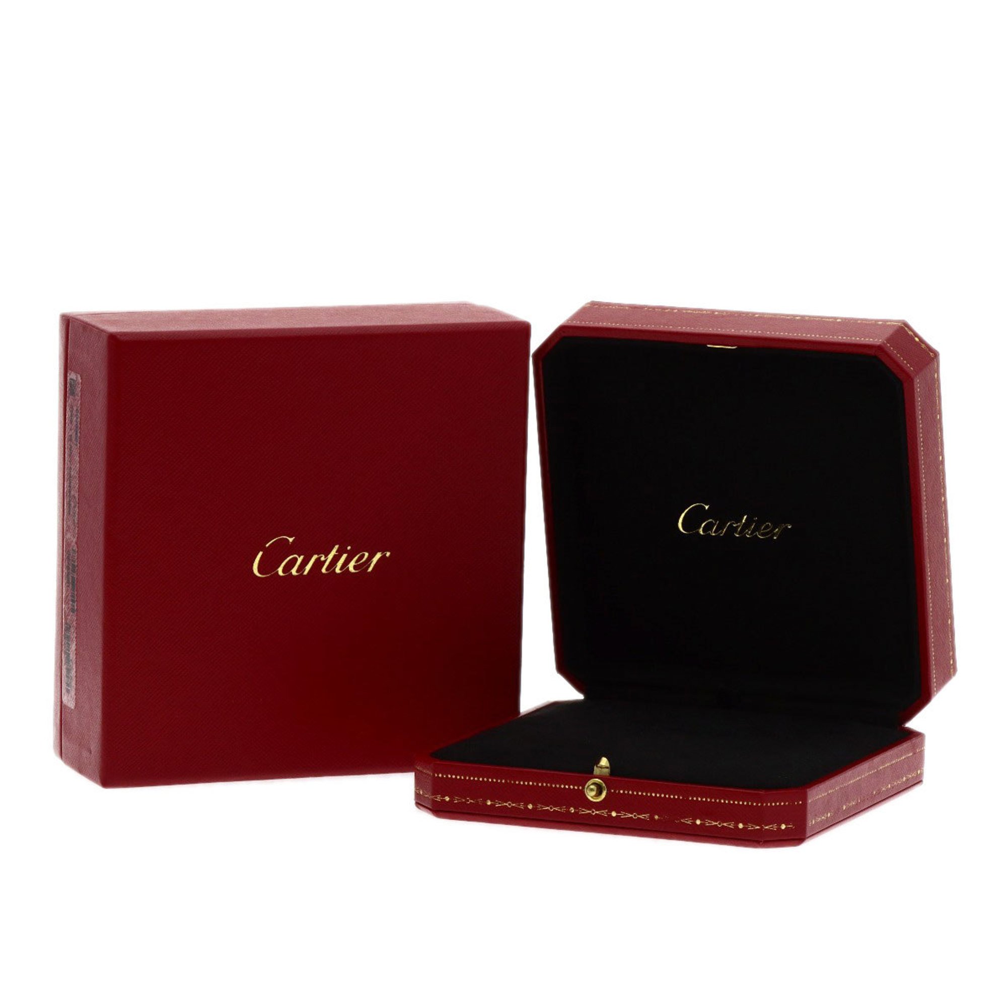 Cartier Trinity 2-row necklace, K18 yellow gold, K18WG, K18PG, women's, CARTIER