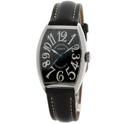 Franck Muller 5850 Casablanca Watch Stainless Steel Leather Men's FRANCK MULLER