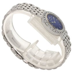 Seiko 1E70-0DD0 Credor Bezel Diamond Watch K18 White Gold K18WG Ladies SEIKO