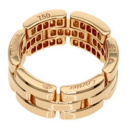 Cartier Panthere Half Diamond #51 Ring, 18K Pink Gold, Women's, CARTIER