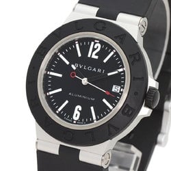 BVLGARI BB40AT Alum Watch Rubber Men's