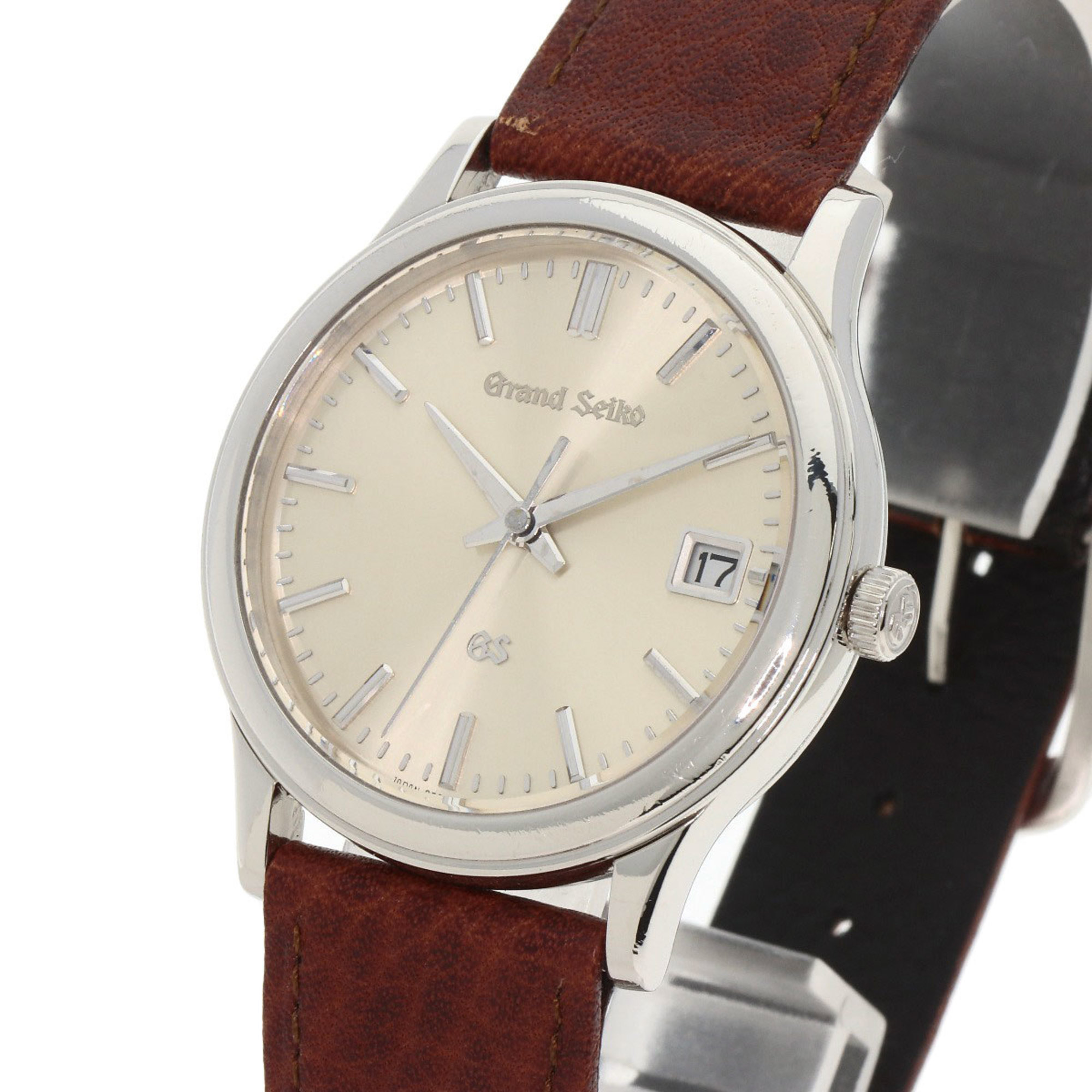 Seiko SBGS005 9587-7000 Grand Watch Platinum PT950 Leather Men's SEIKO