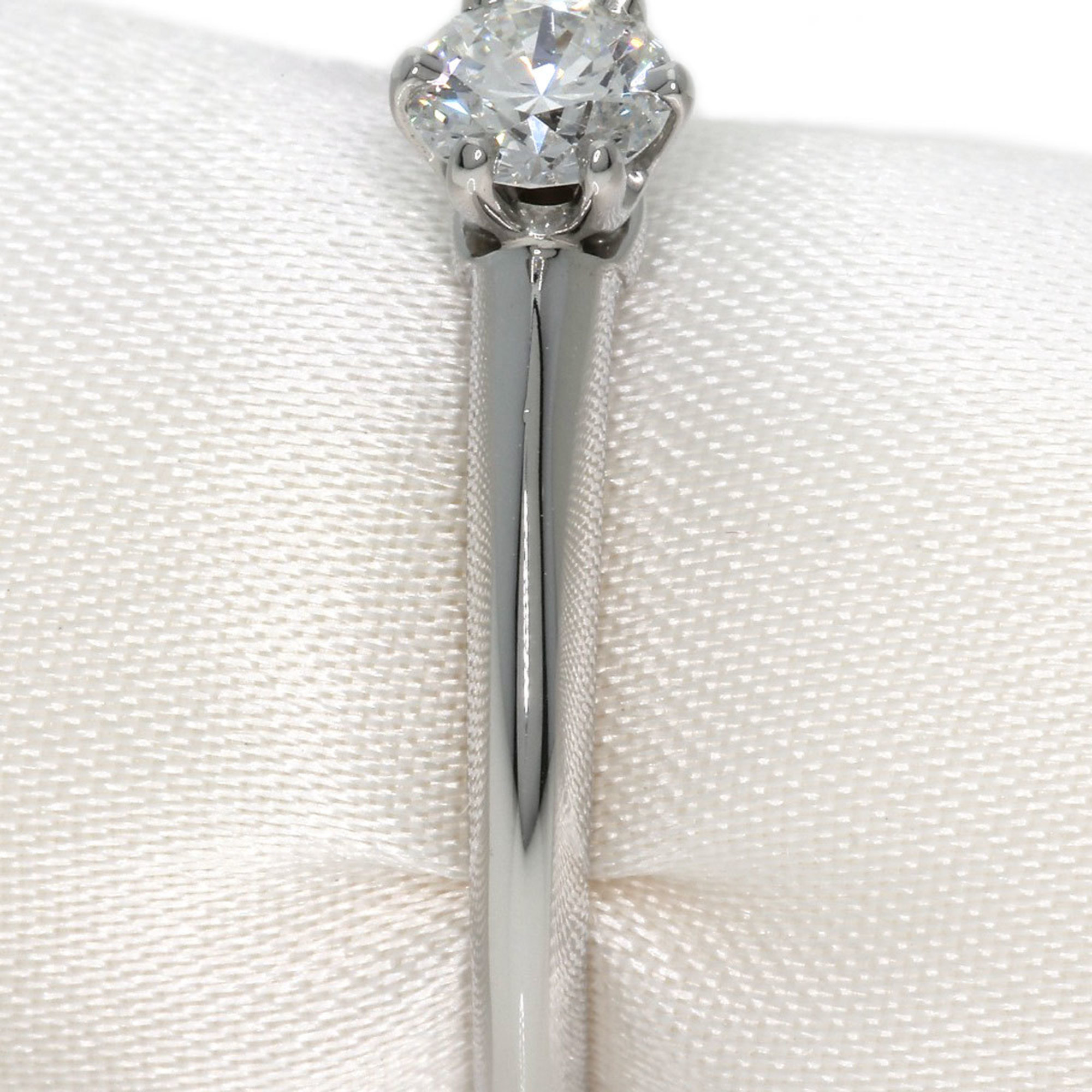 Tiffany Solitaire Knife Edge Diamond Ring, Platinum PT950, Women's, TIFFANY&Co.