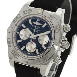 BREITLING AB0110 Chronomat 44 Watch Stainless Steel Canvas Men's