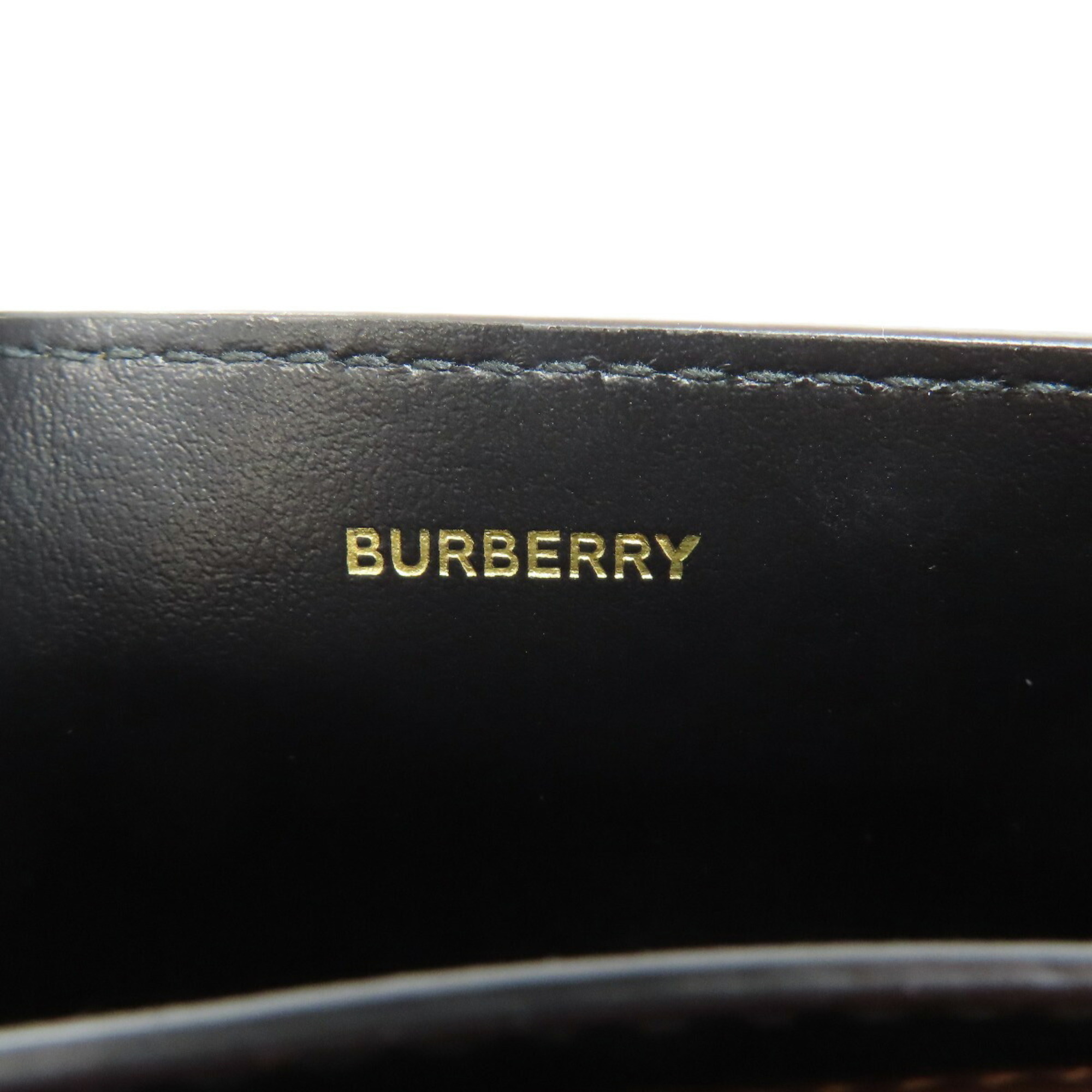 Burberry B Bi-fold Wallet Leather Women's BURBERRY