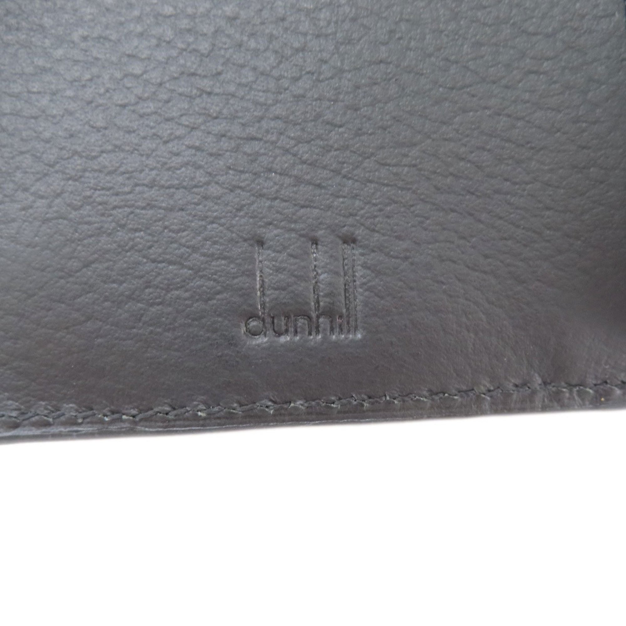 Dunhill Business Card Holder Holder/Card Case Leather Men's