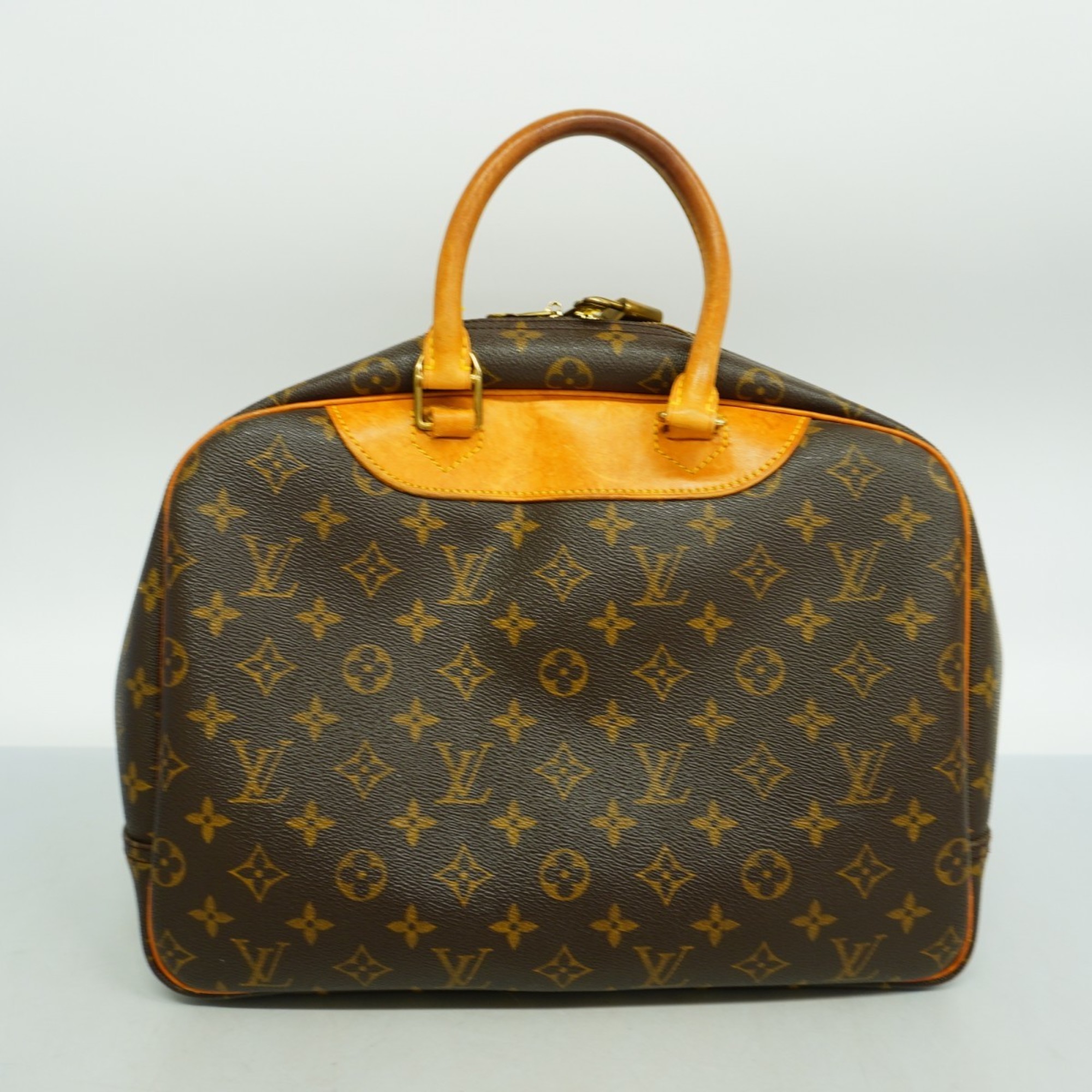 Louis Vuitton Handbag Monogram Deauville M47270 Brown Ladies