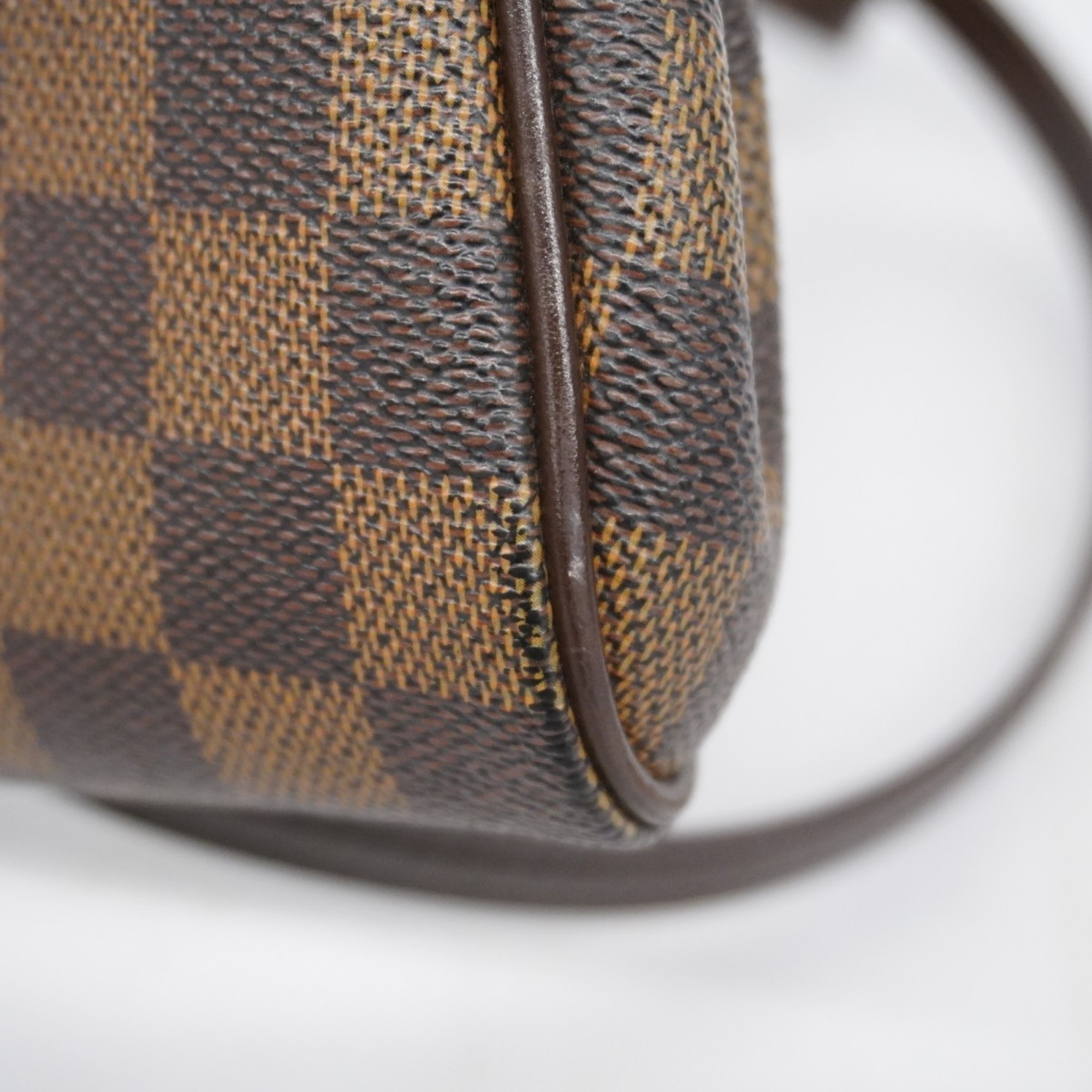 Louis Vuitton Shoulder Bag Damier Eva N55213 Ebene Ladies