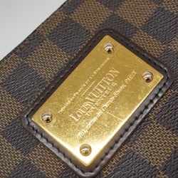 Louis Vuitton Shoulder Bag Damier Eva N55213 Ebene Ladies