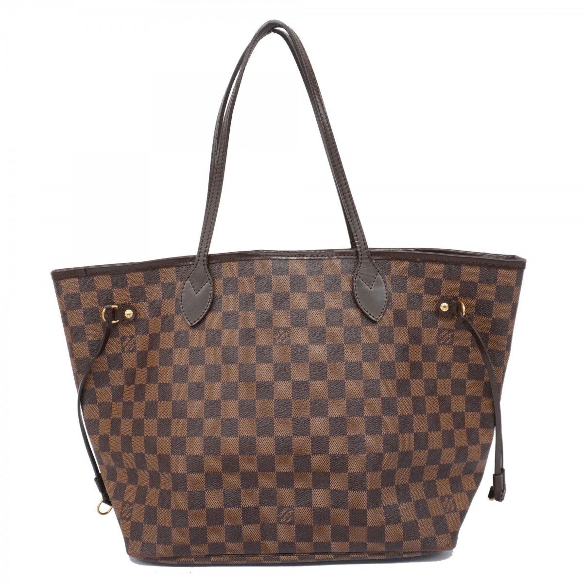 Louis Vuitton Tote Bag Damier Neverfull MM N51105 Ebene Women's