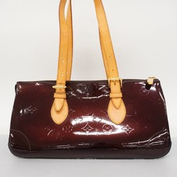 Louis Vuitton Shoulder Bag Vernis Rosewood Avenue M93510 Amaranth Women's