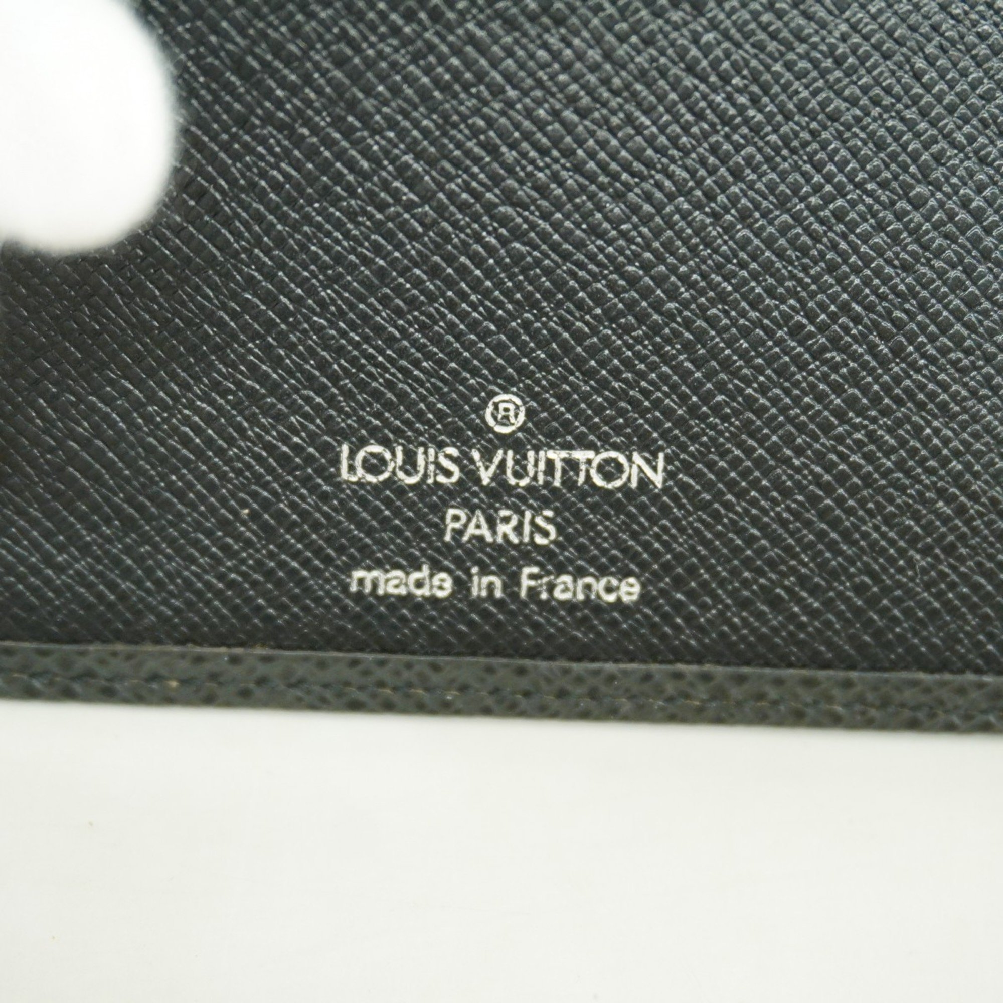 Louis Vuitton Long Wallet Taiga Porto 14 Carte Credit M30402 Aldwaz Men's