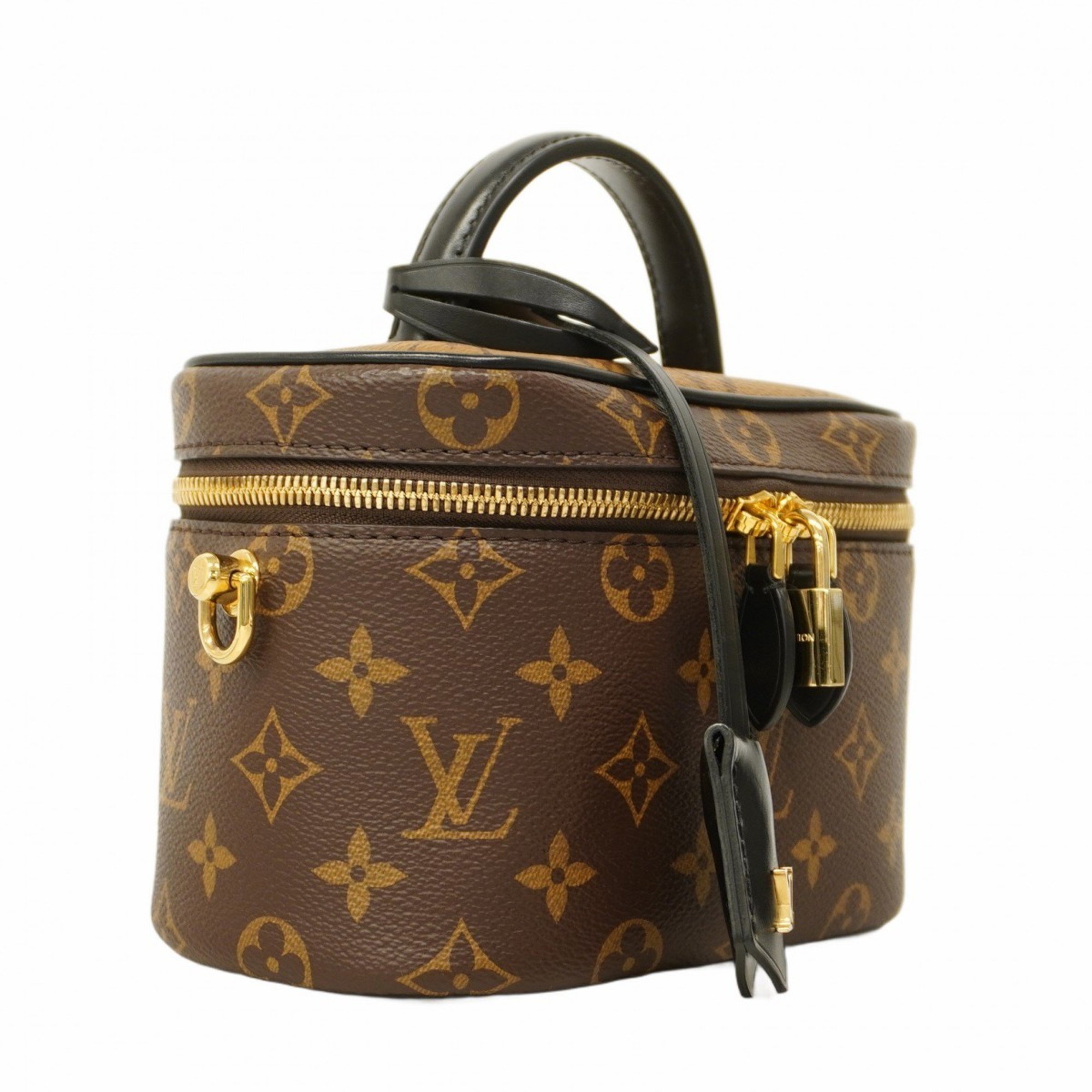 Louis Vuitton Shoulder Bag Monogram Reverse Vanity NV M45165 Brown Women's