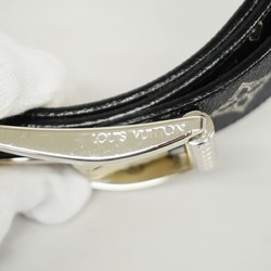 Louis Vuitton Belt Monogram Savannah Reversible Chapman Brothers MP010T Navy White Men's