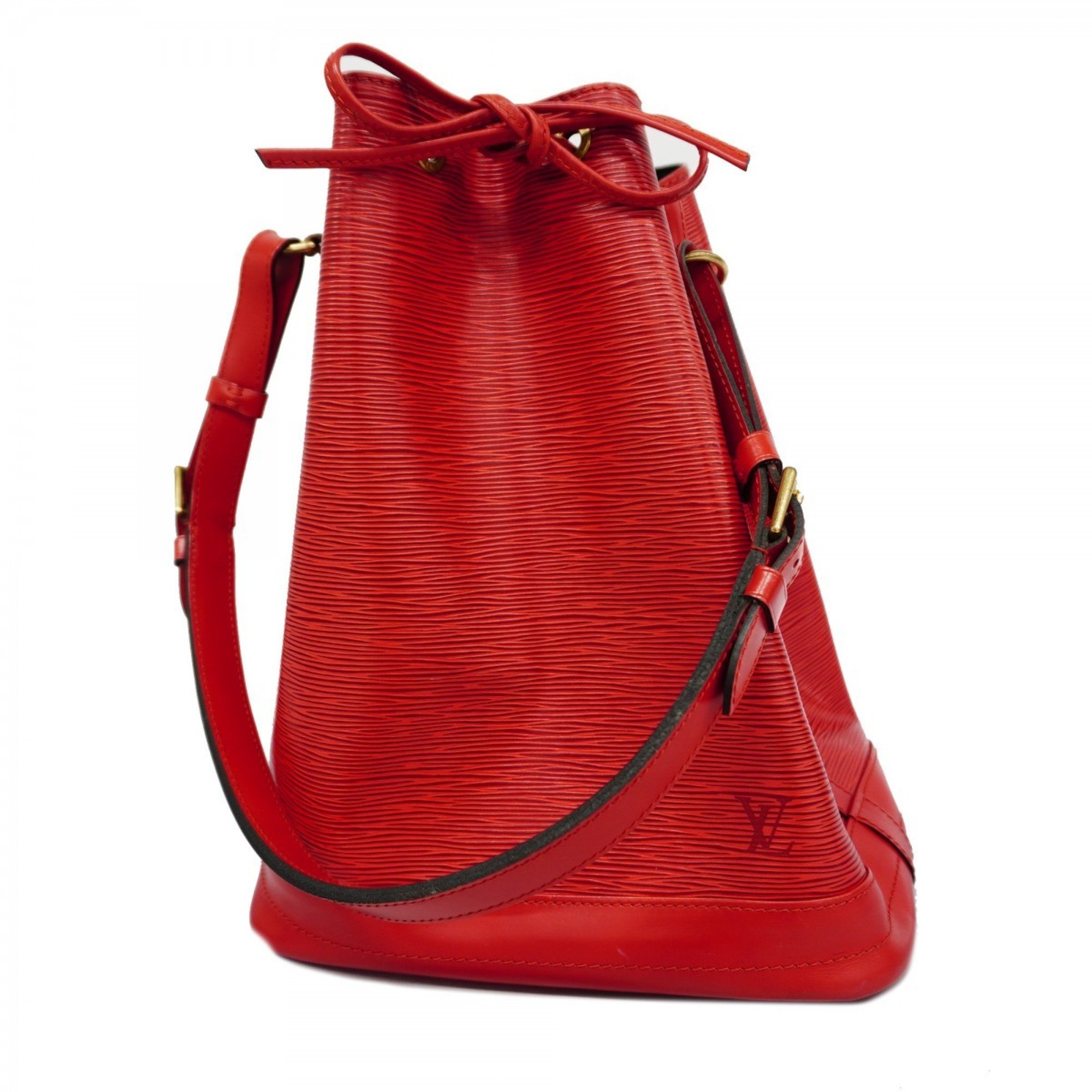 Louis Vuitton Shoulder Bag Epi Noe M44007 Red Ladies