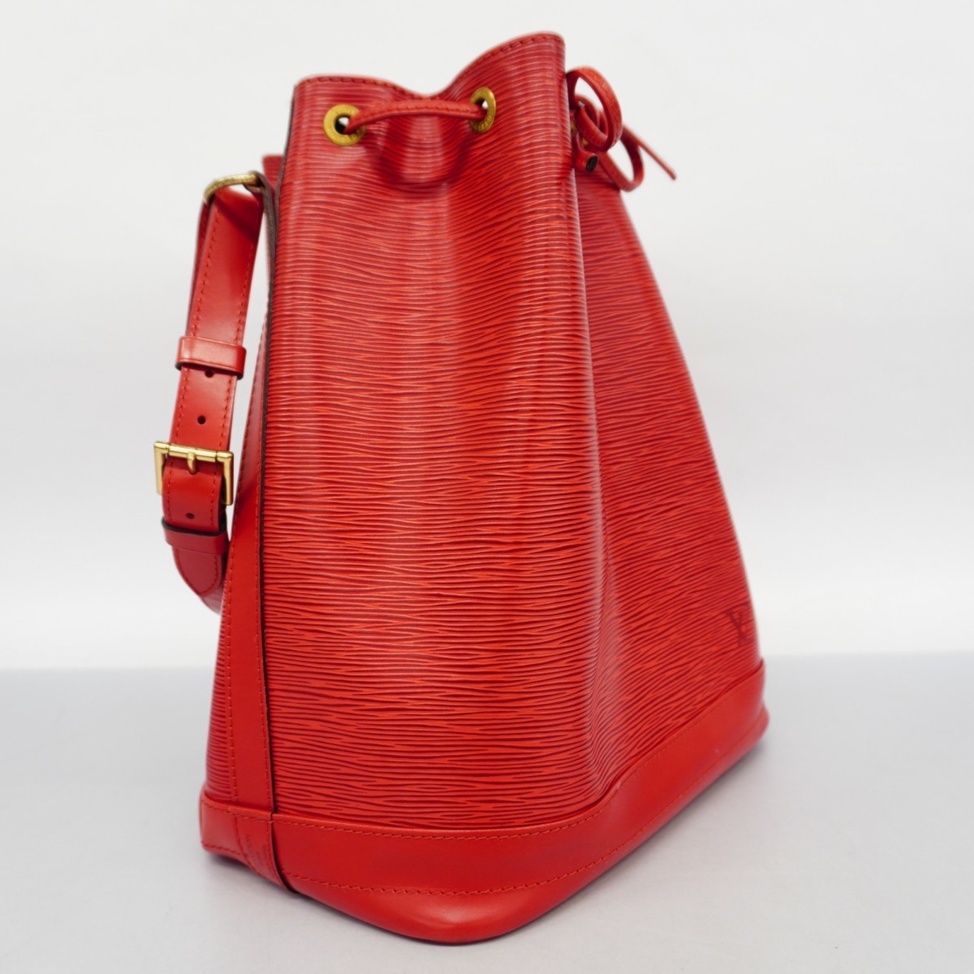 Louis Vuitton Shoulder Bag Epi Noe M44007 Red Ladies