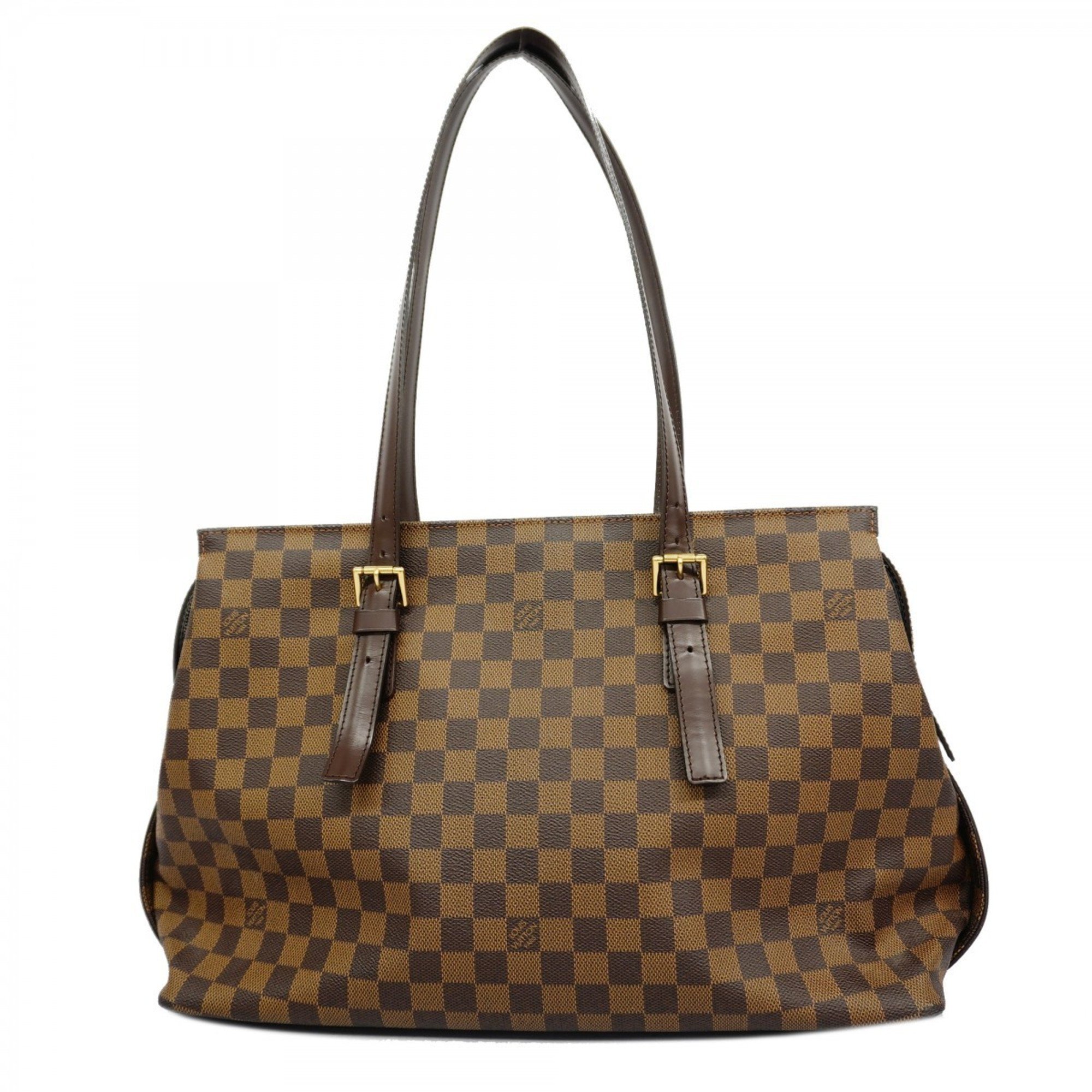 Louis Vuitton Shoulder Bag Damier Chelsea N51119 Ebene Ladies