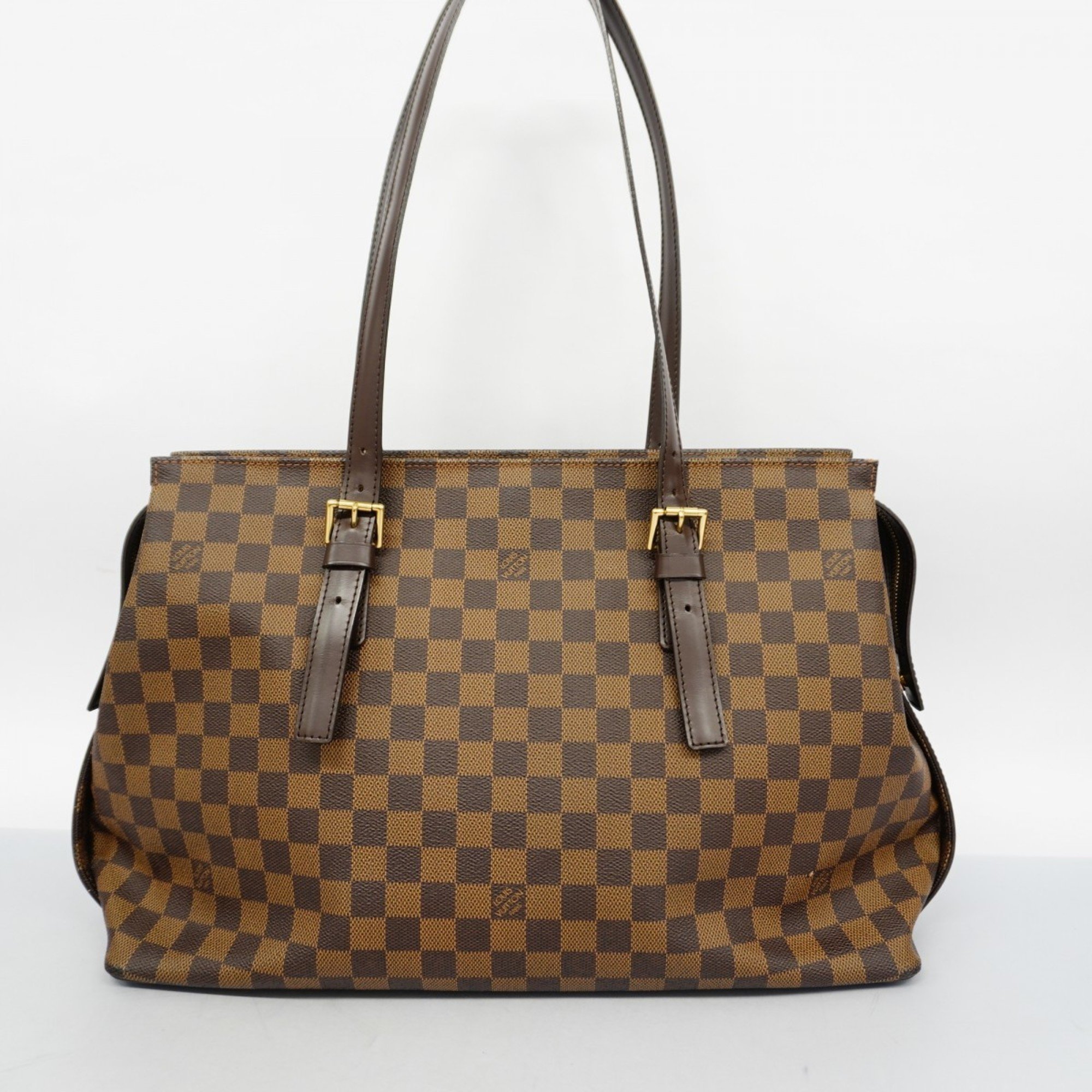 Louis Vuitton Shoulder Bag Damier Chelsea N51119 Ebene Ladies