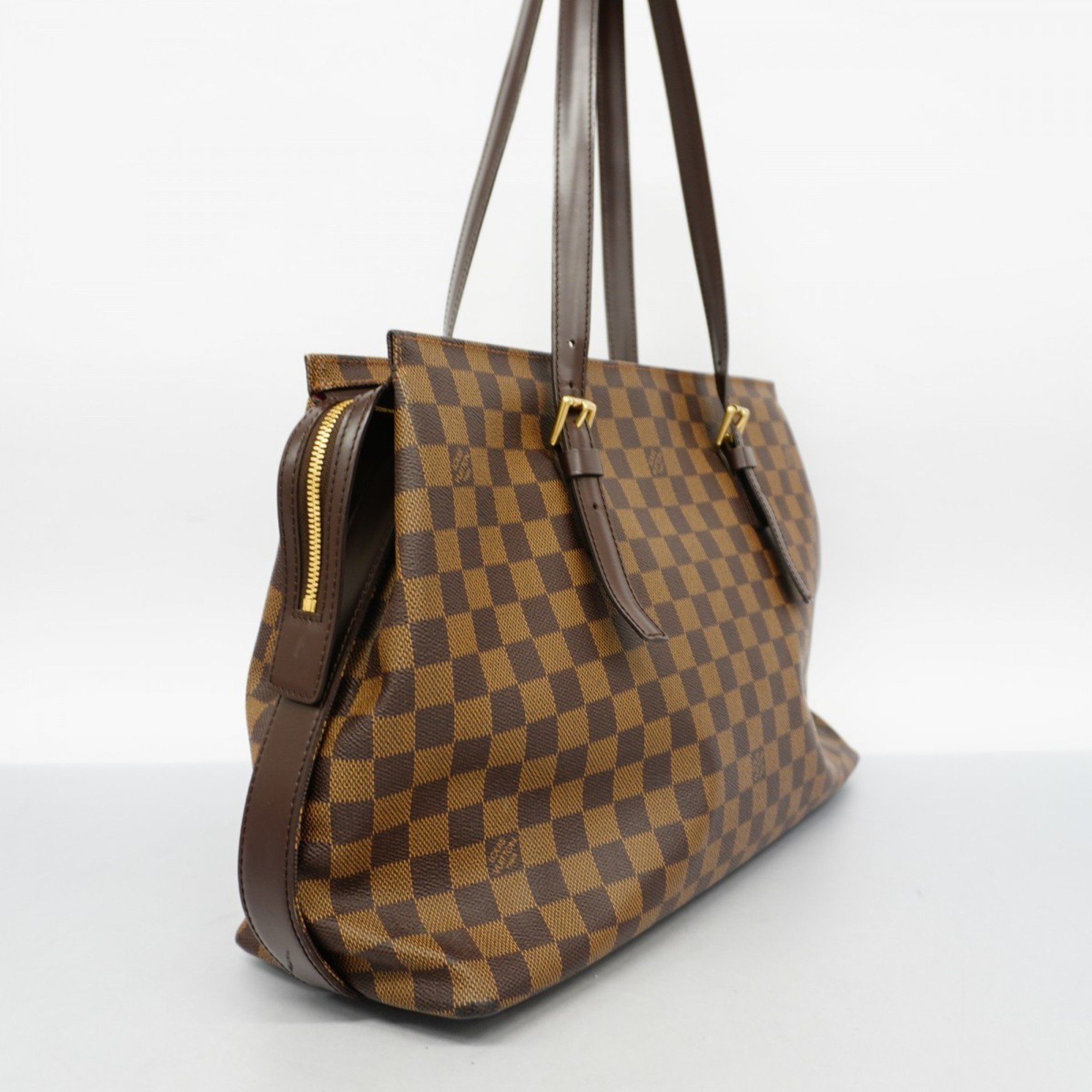 Louis Vuitton Shoulder Bag Damier Chelsea N51119 Ebene Ladies