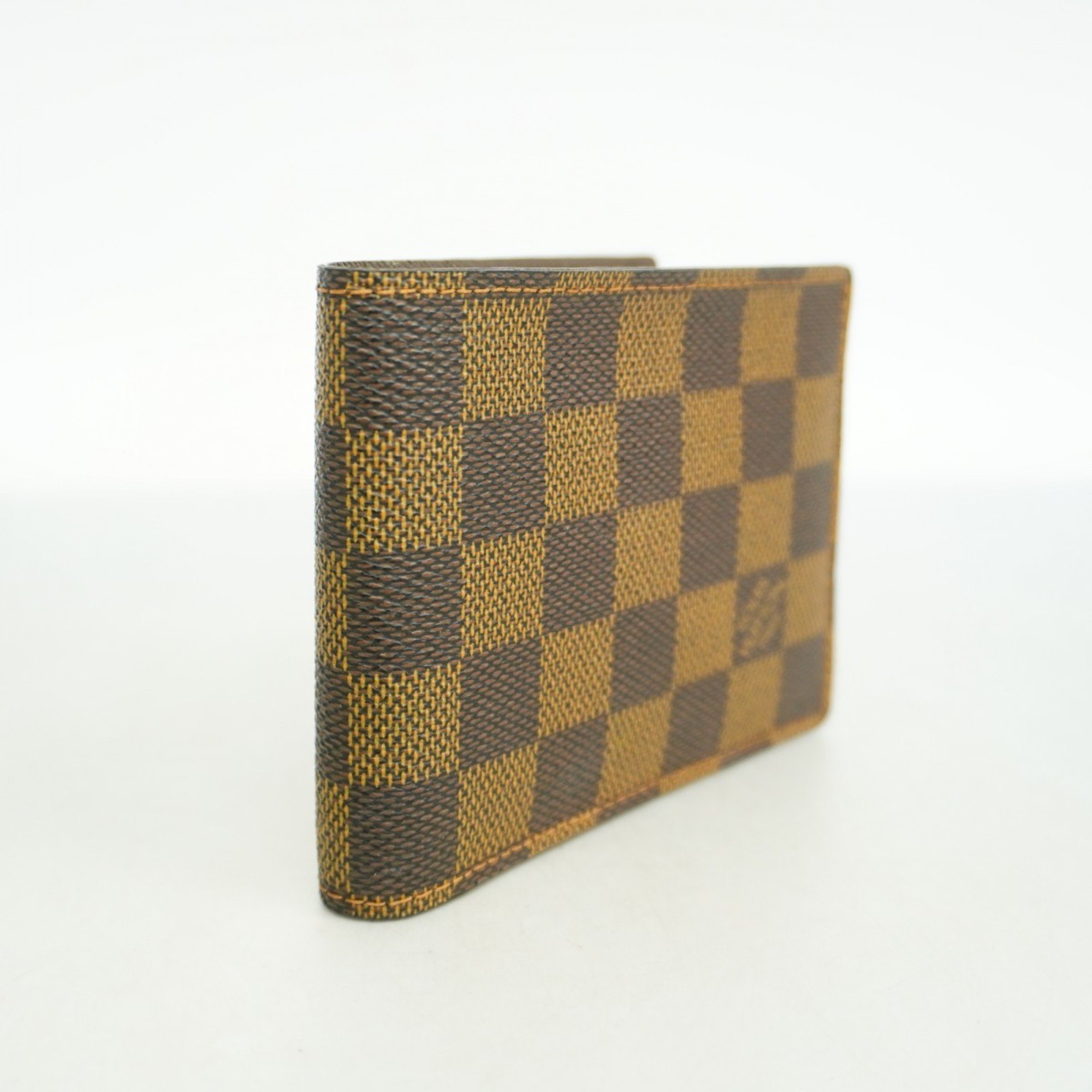 Louis Vuitton Wallet Damier Portefeuille Multiple N60895 Ebene Men's