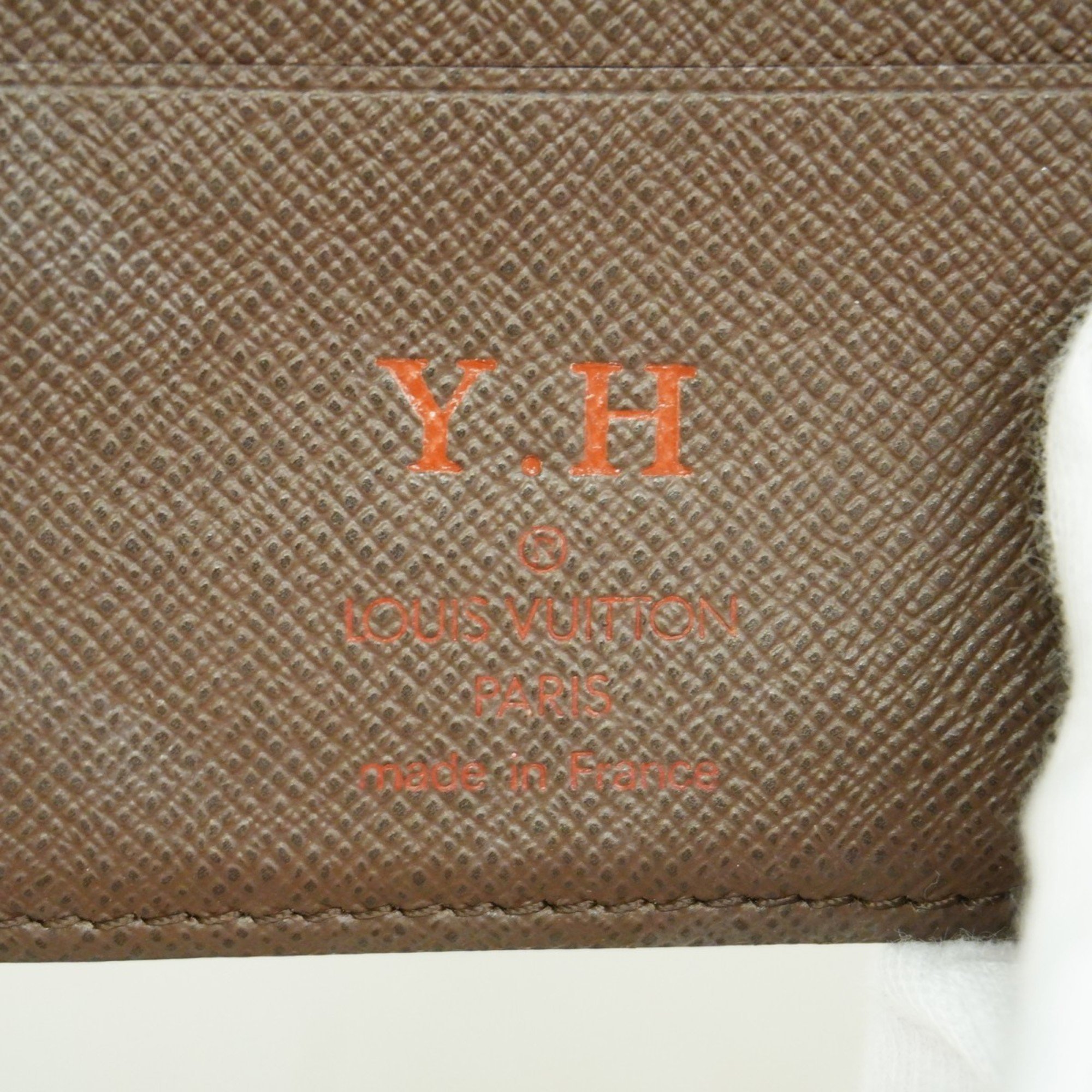 Louis Vuitton Wallet Damier Portefeuille Multiple N60895 Ebene Men's