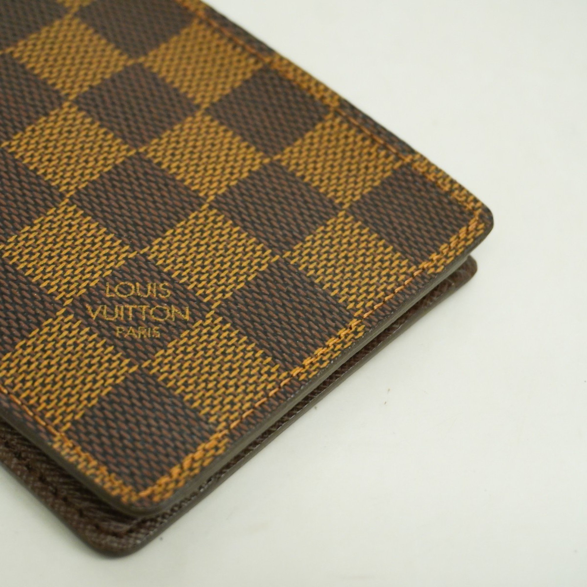 Louis Vuitton Wallet Damier Portefeuille Multiple N60895 Ebene Men's