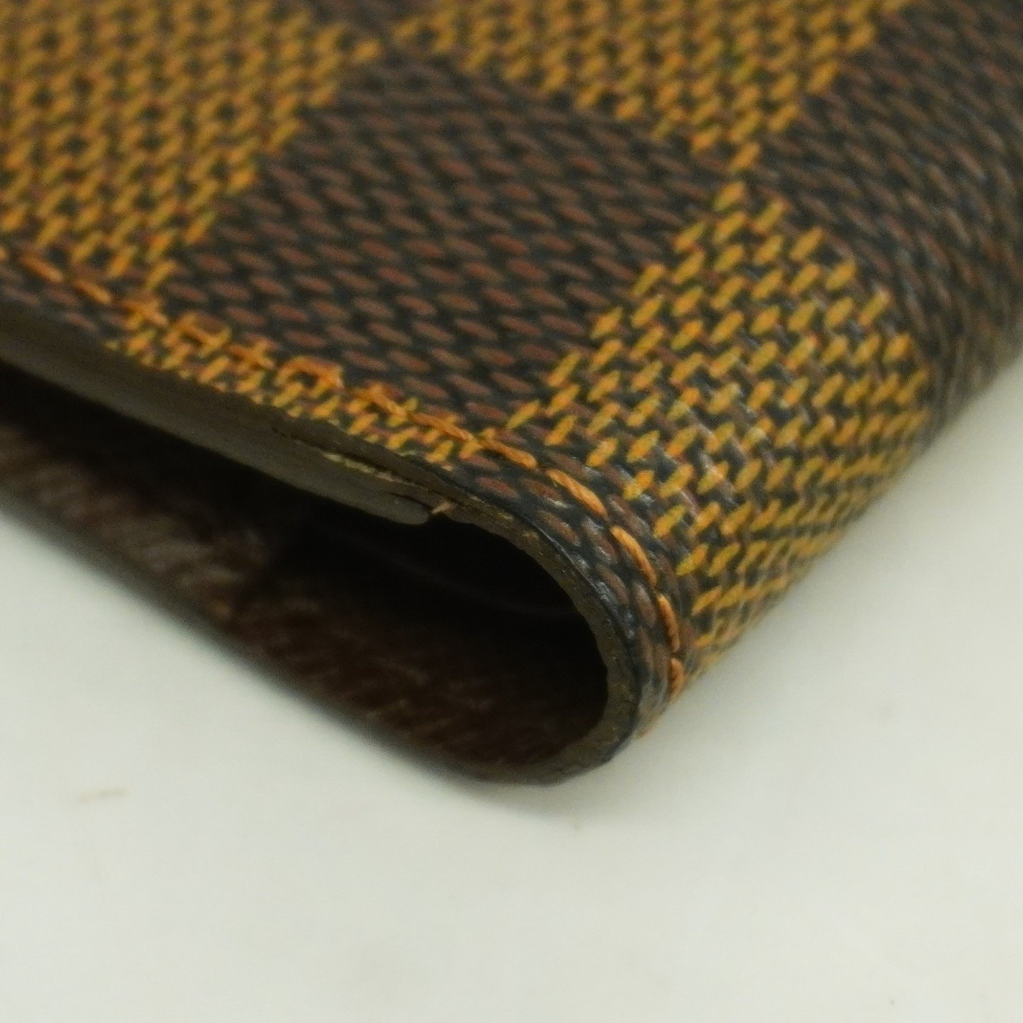 Louis Vuitton Wallet Damier Portefeuille Multiple N60895 Ebene Men's