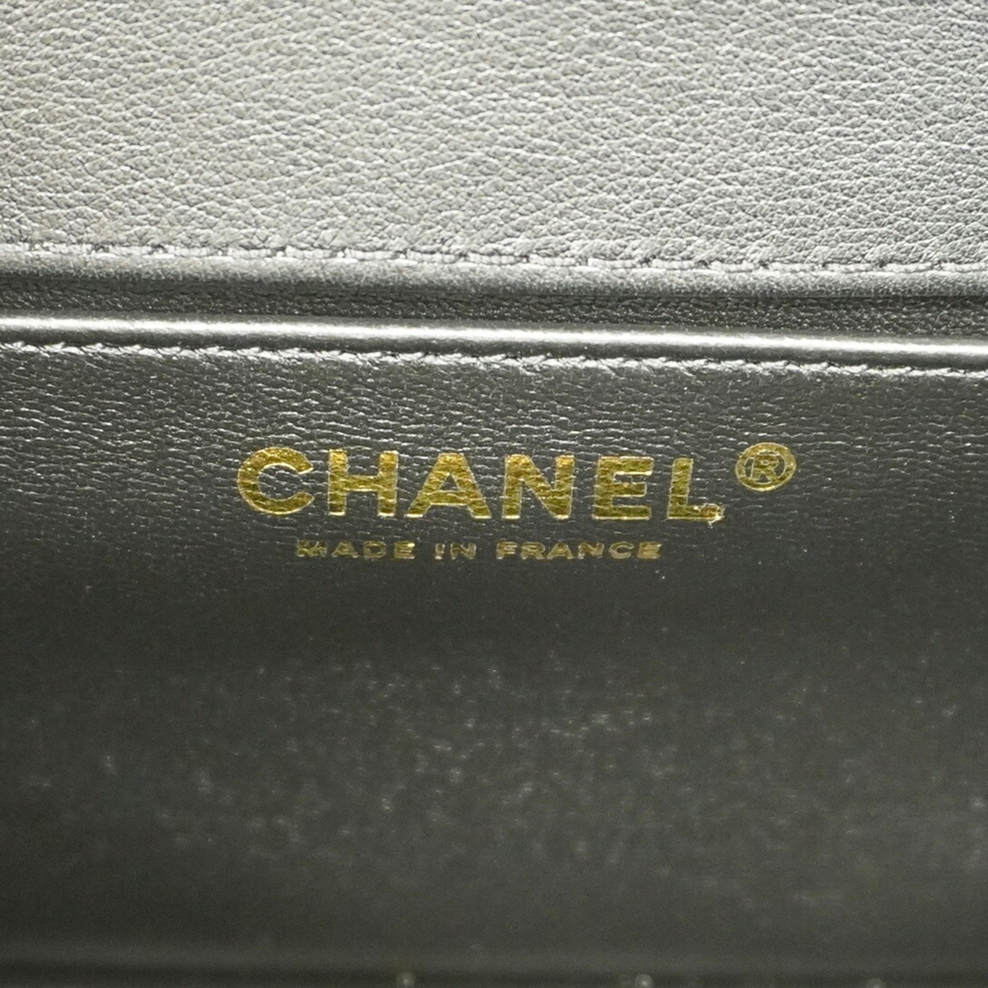 Chanel Handbag Boy Lambskin Black Ladies