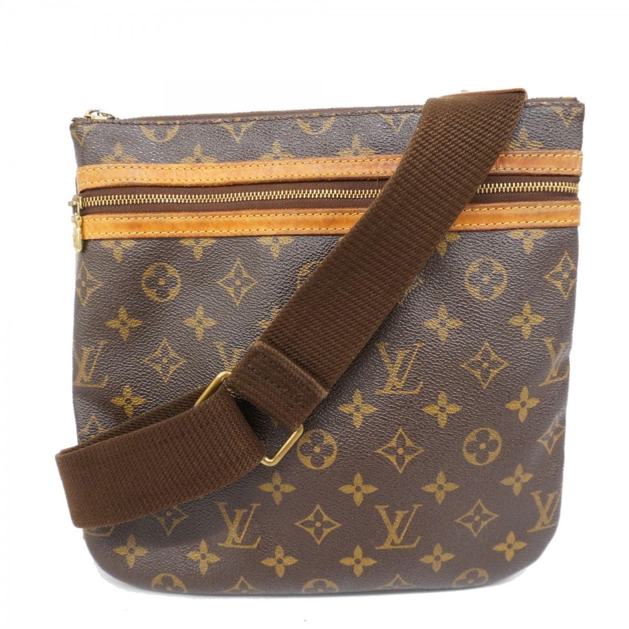 Louis Vuitton Shoulder Bag Monogram Pochette Bosphore M40044 Brown Ladies