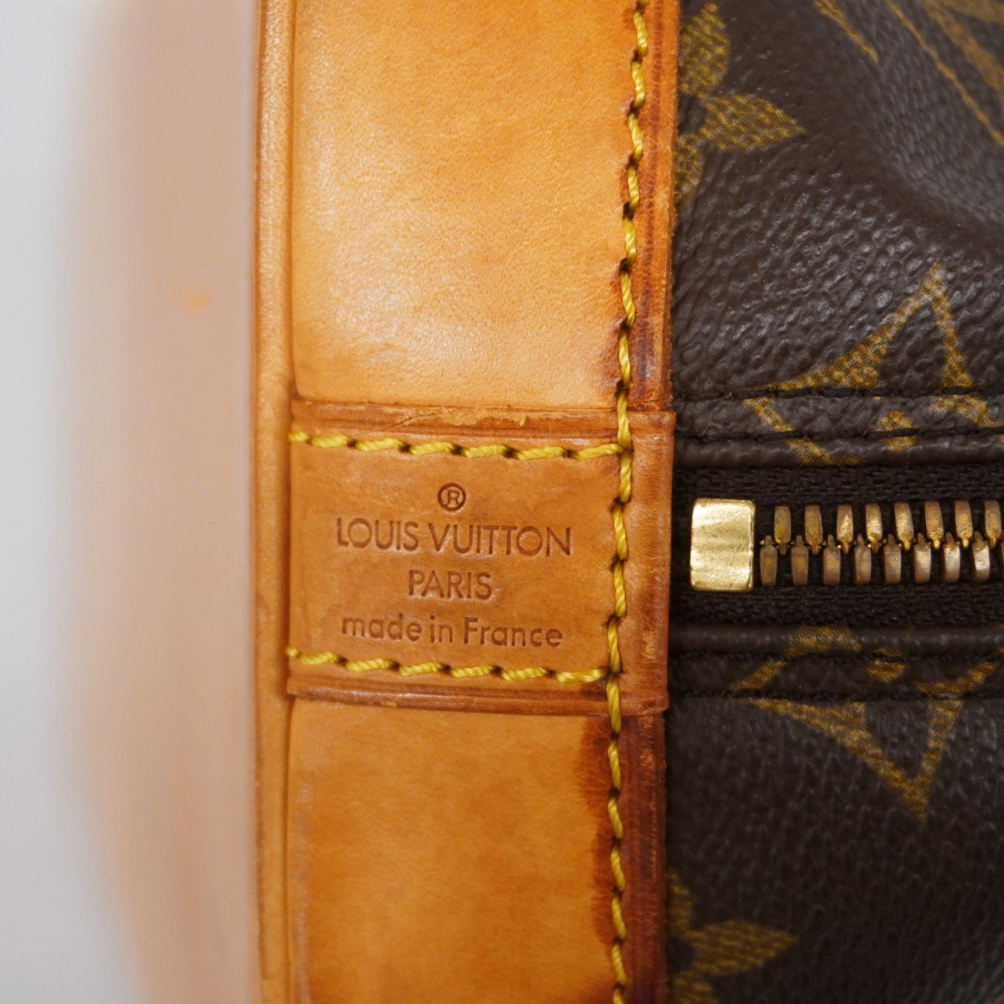 Louis Vuitton handbag Monogram Alma M51130 Brown ladies