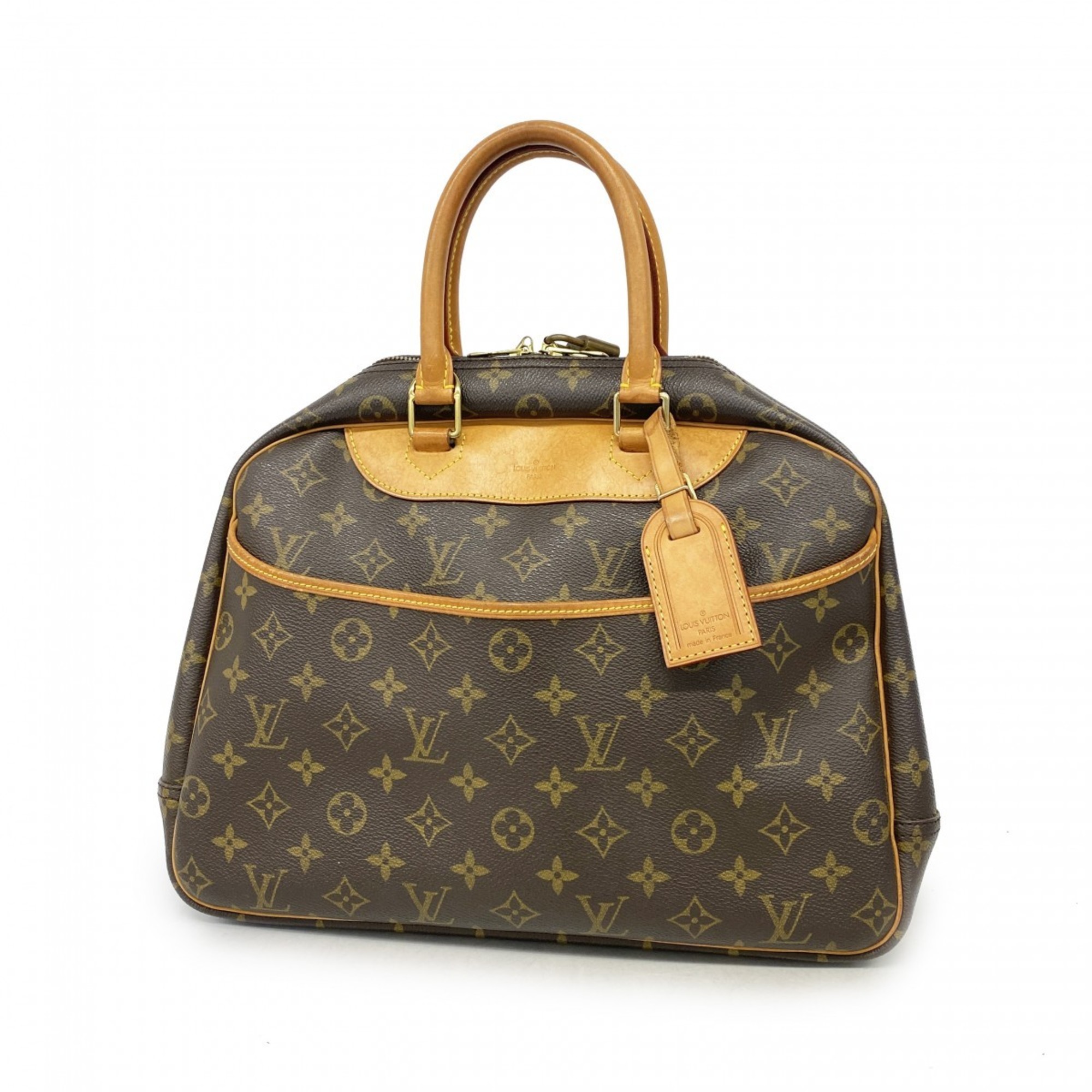 Louis Vuitton Handbag Monogram Deauville M47270 Brown Ladies