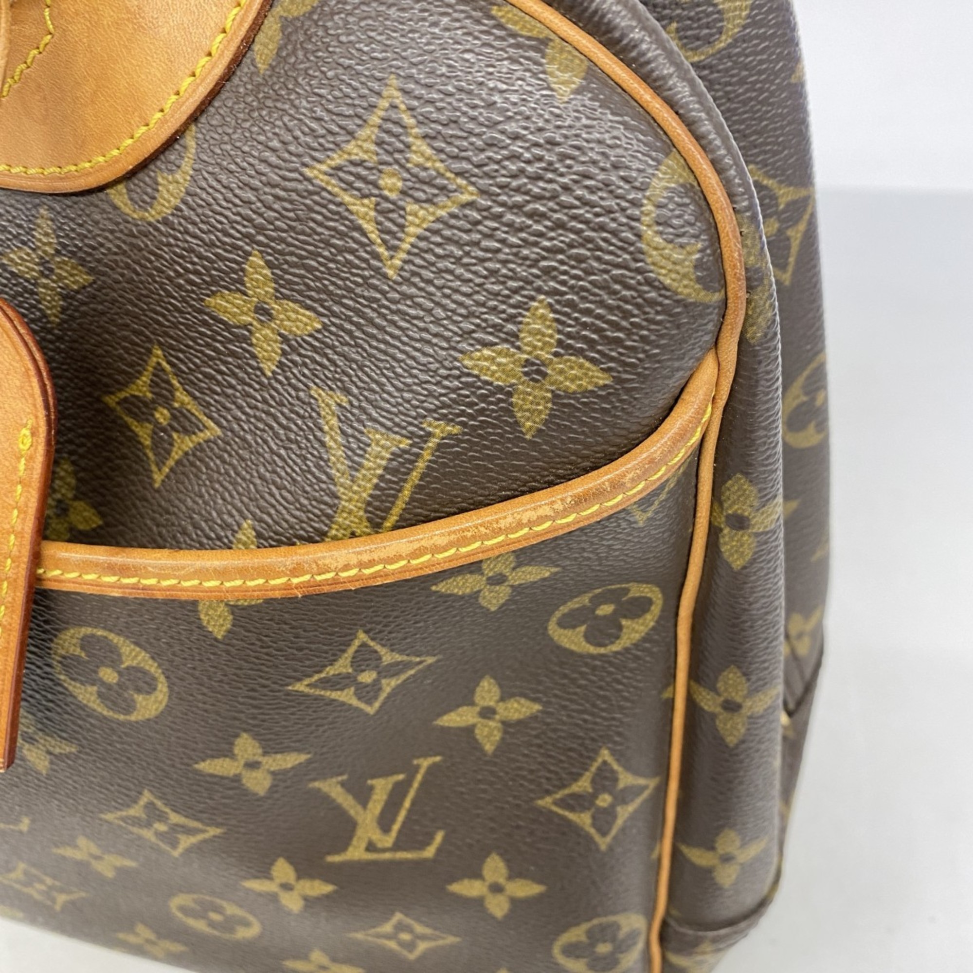 Louis Vuitton Handbag Monogram Deauville M47270 Brown Ladies