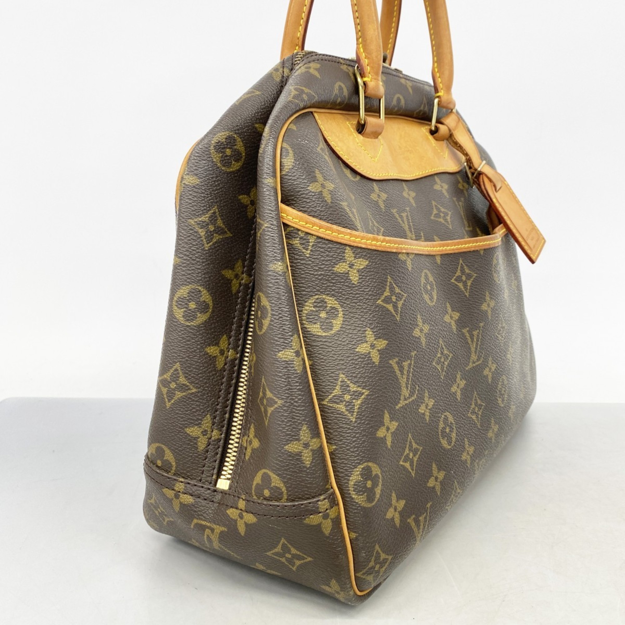 Louis Vuitton Handbag Monogram Deauville M47270 Brown Ladies