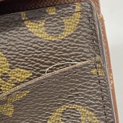 Louis Vuitton Long Wallet Monogram Porto Monnaie Credit M61725 Brown Ladies