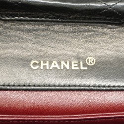 Chanel Shoulder Bag Matelasse Lambskin Black Women's