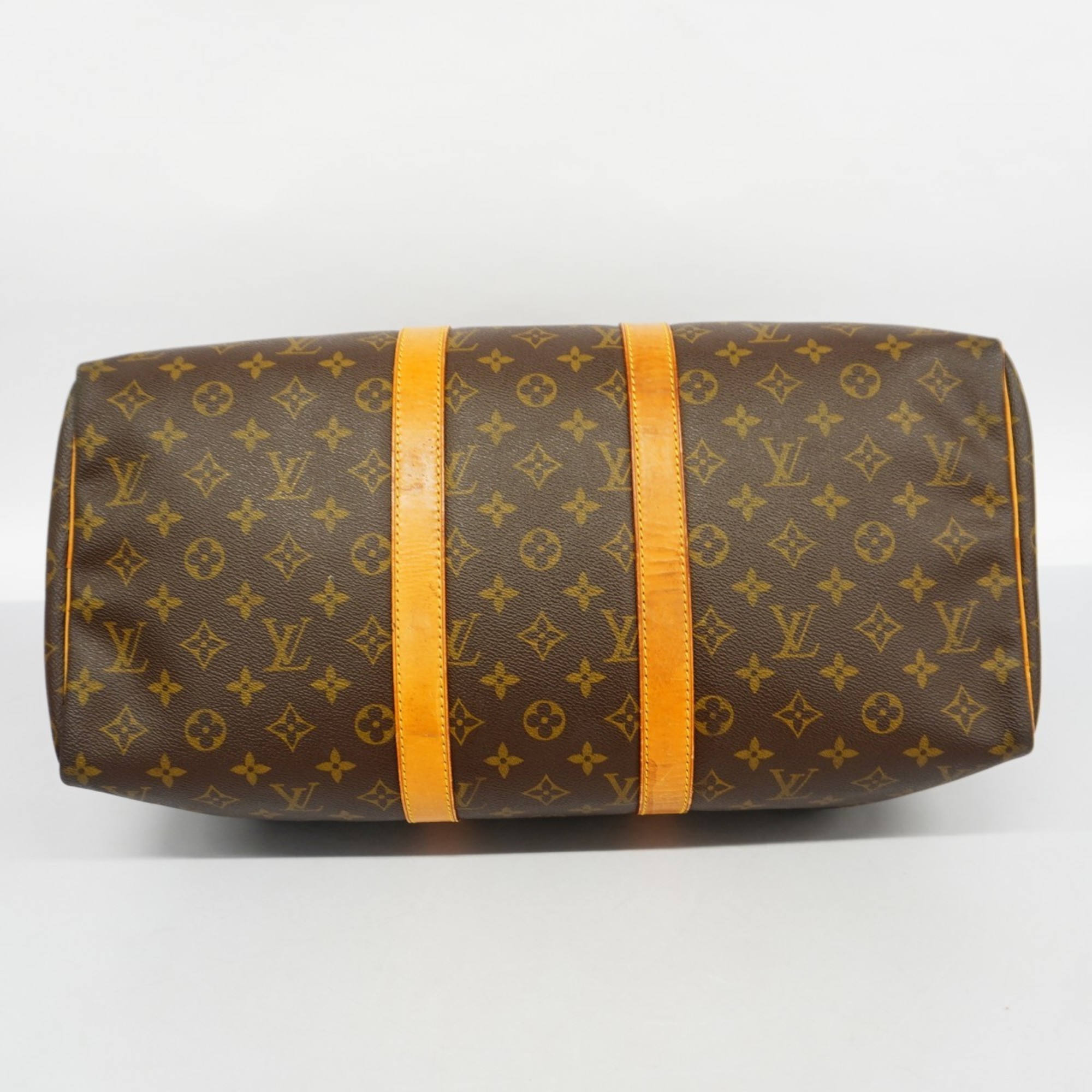 Louis Vuitton Boston Bag Monogram Keepall 45 M41428 Brown Men's Women's