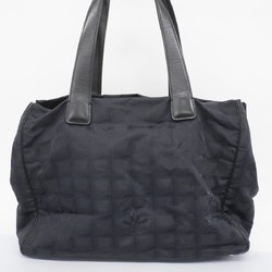 Chanel Tote Bag New Travel Nylon Black Champagne Ladies