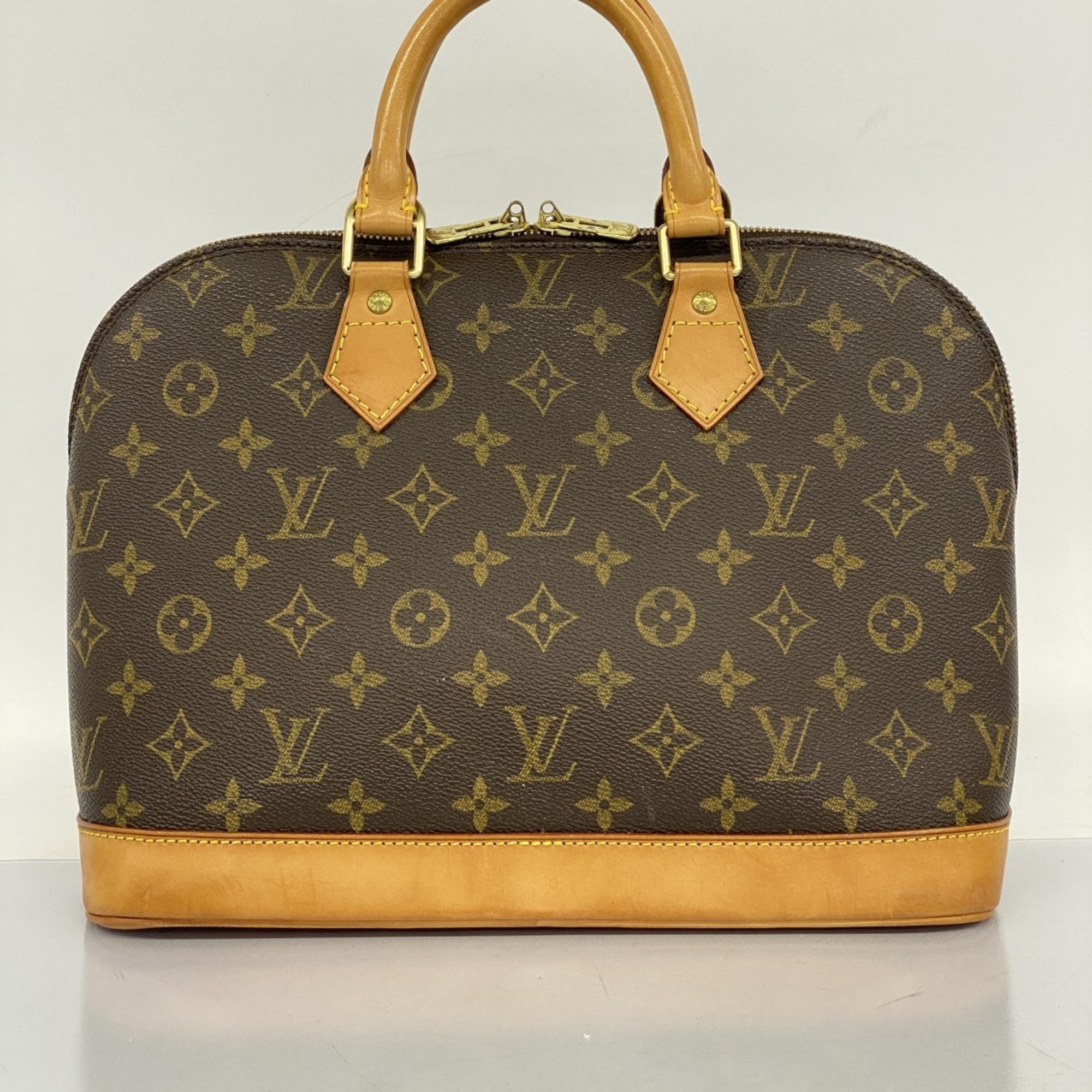 Louis Vuitton handbag Monogram Alma M51130 Brown ladies