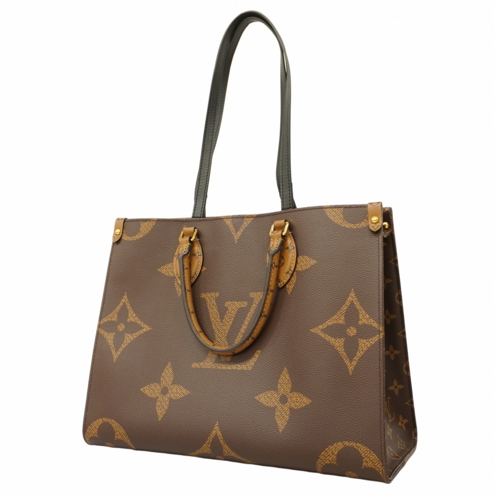 Louis Vuitton Tote Bag Monogram Giant On The Go MM M45321 Brown Women's