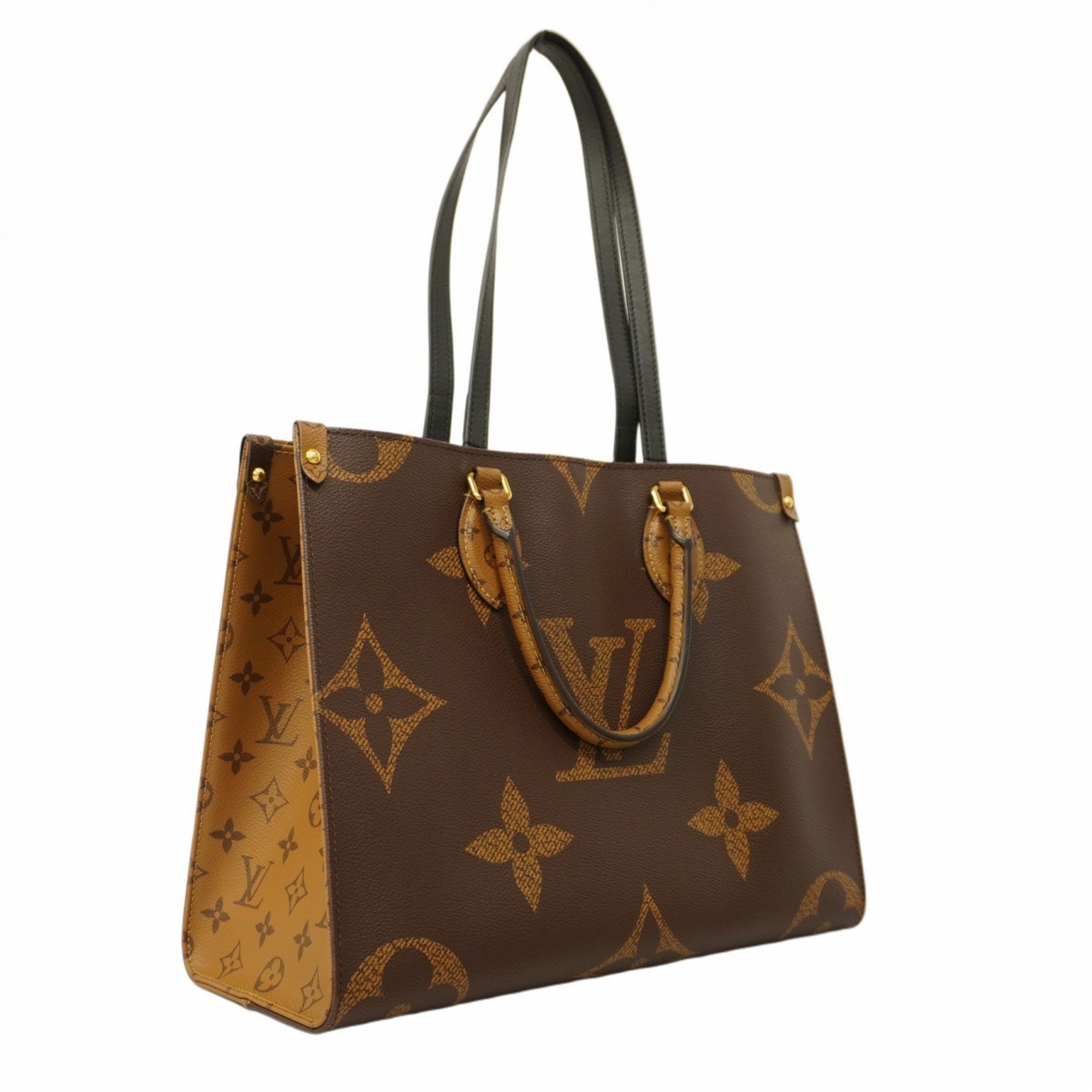 Louis Vuitton Tote Bag Monogram Giant On The Go MM M45321 Brown Women's