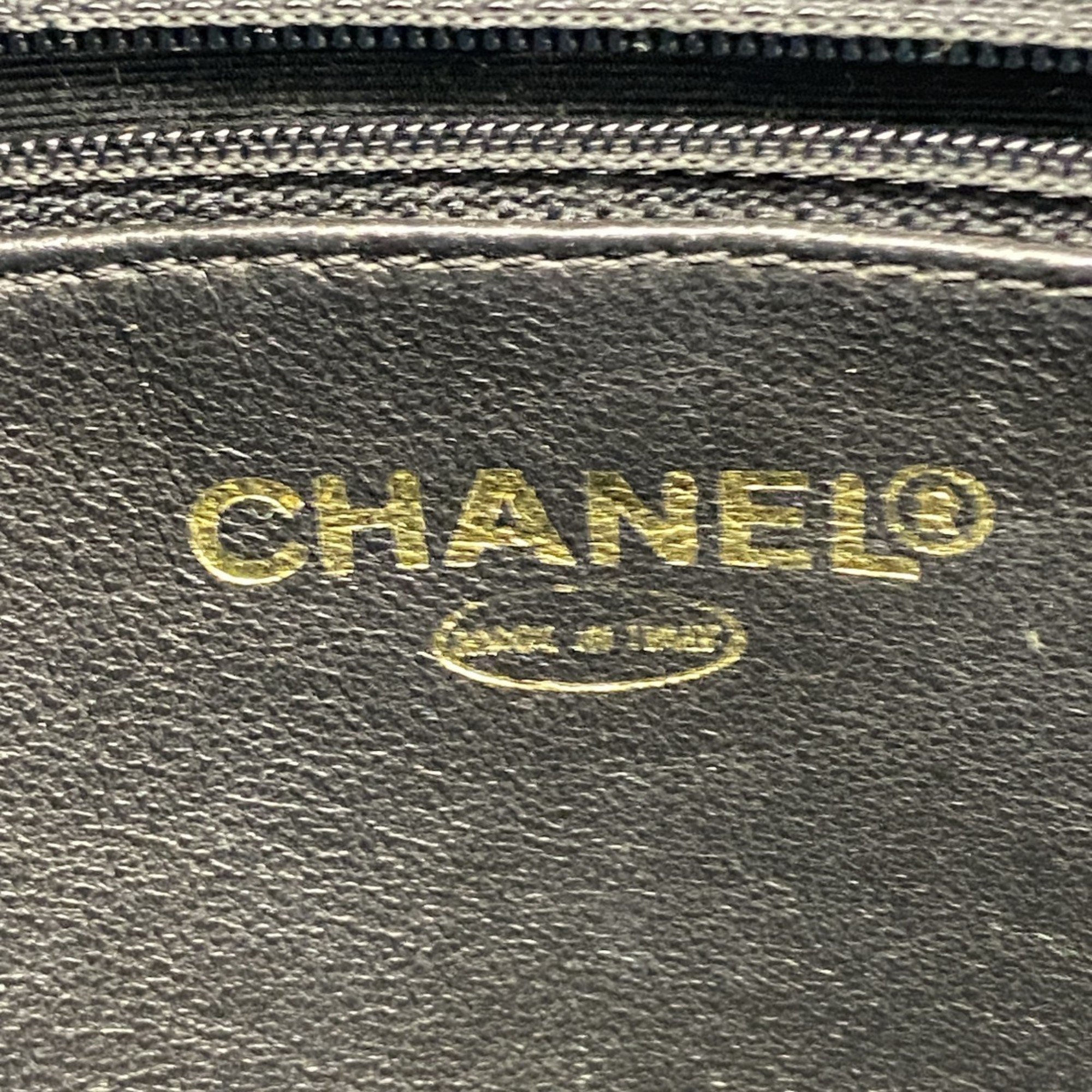 Chanel Tote Bag Reproduction Caviar Skin Black Women's