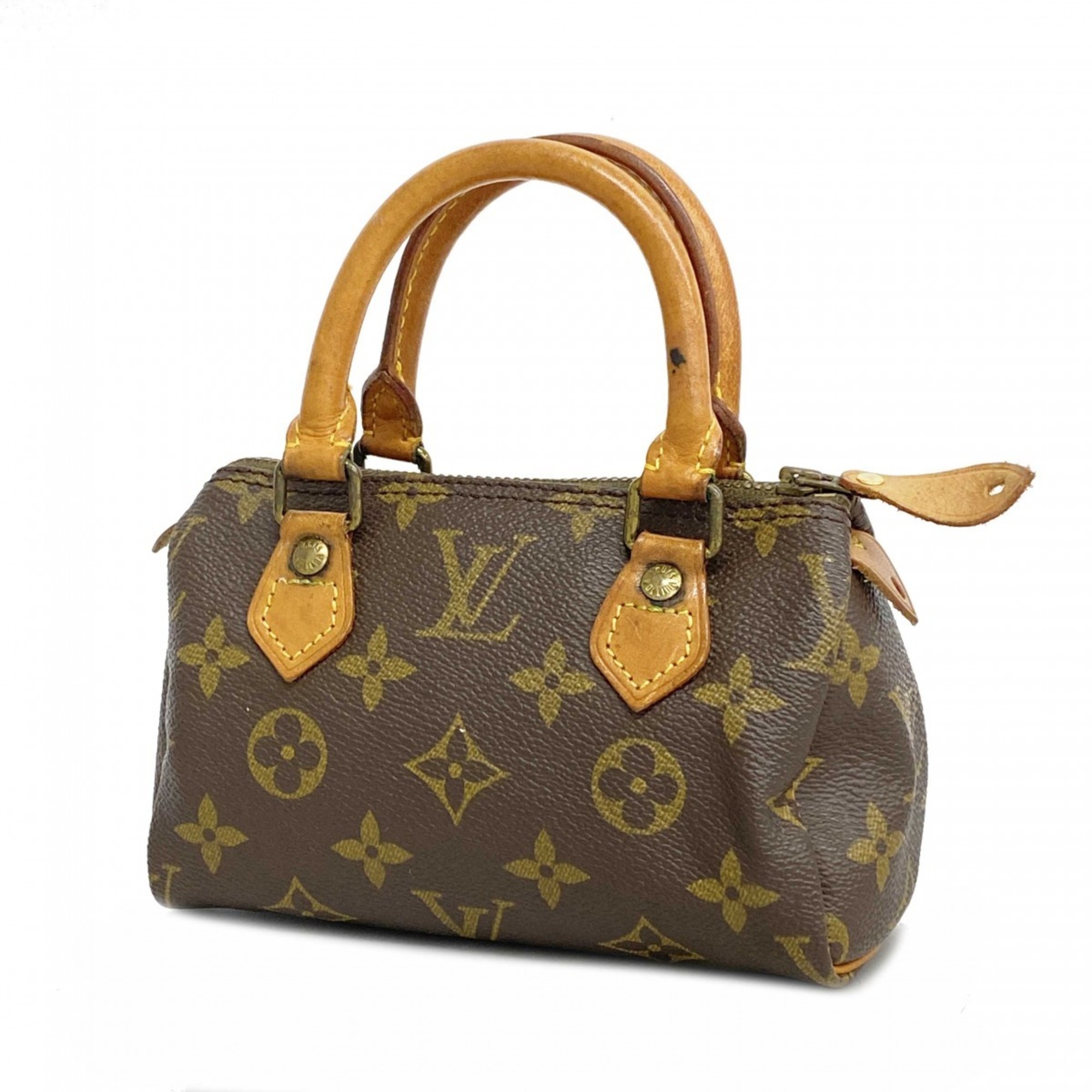 Louis Vuitton Handbag Monogram Speedy M41534 Brown Ladies