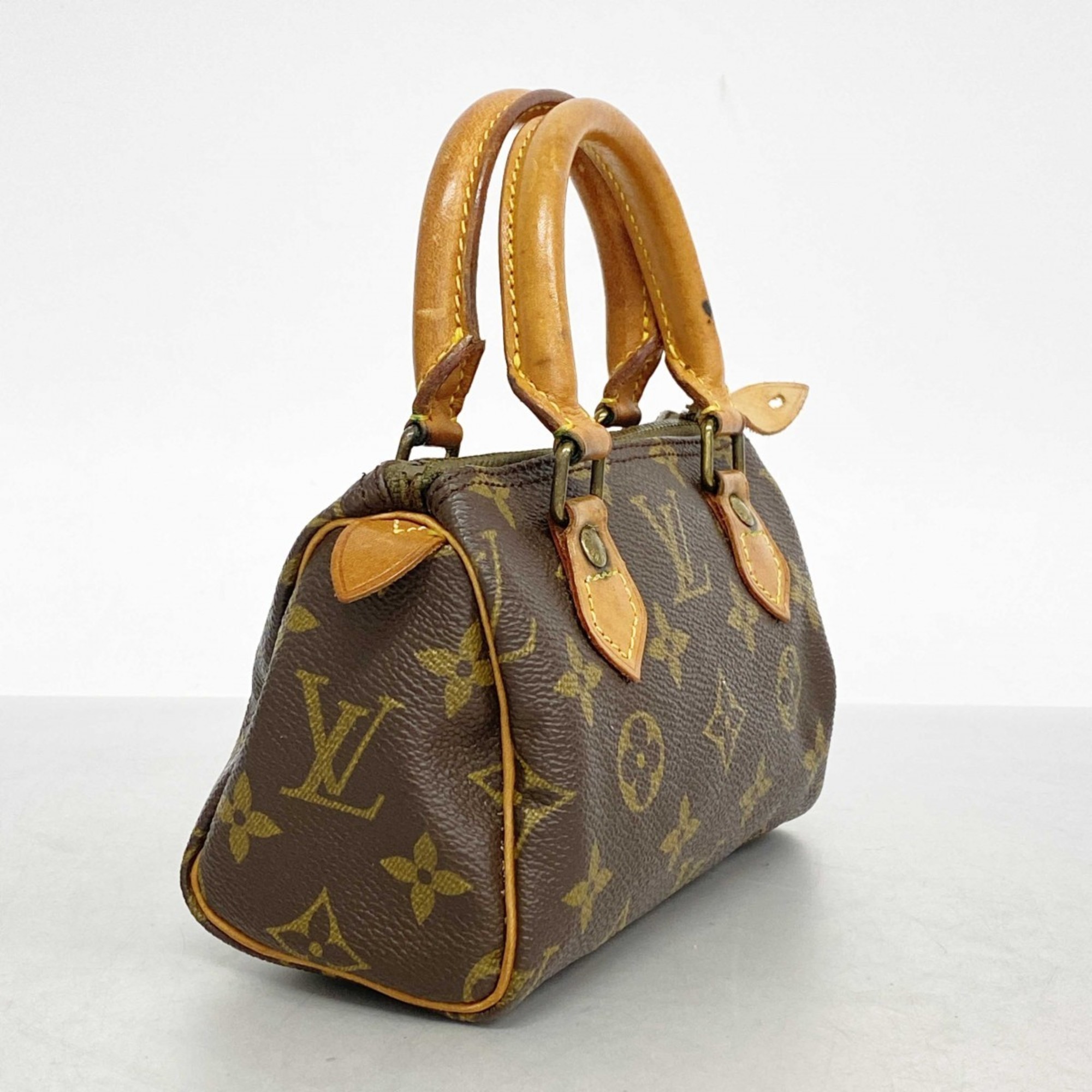 Louis Vuitton Handbag Monogram Speedy M41534 Brown Ladies