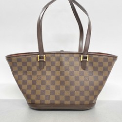 Louis Vuitton Shoulder Bag Damier Manosque PM N51121 Ebene Women's