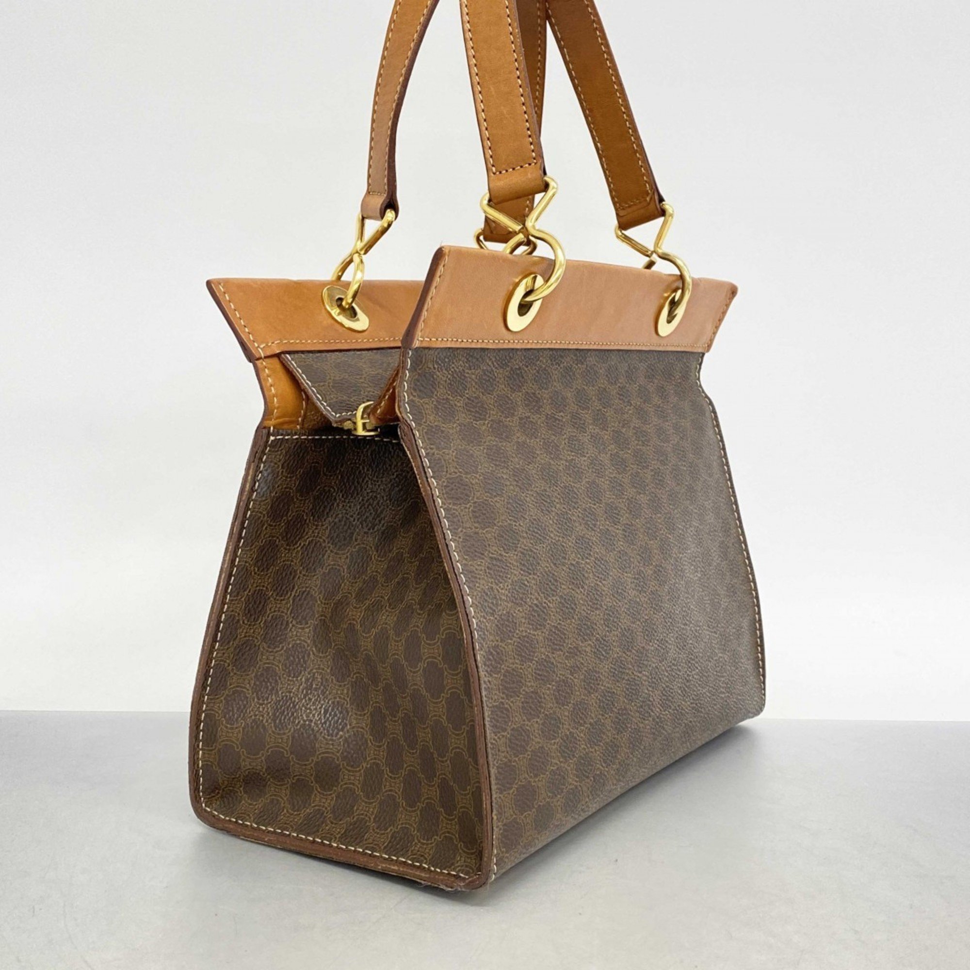 Celine handbag macadam brown ladies