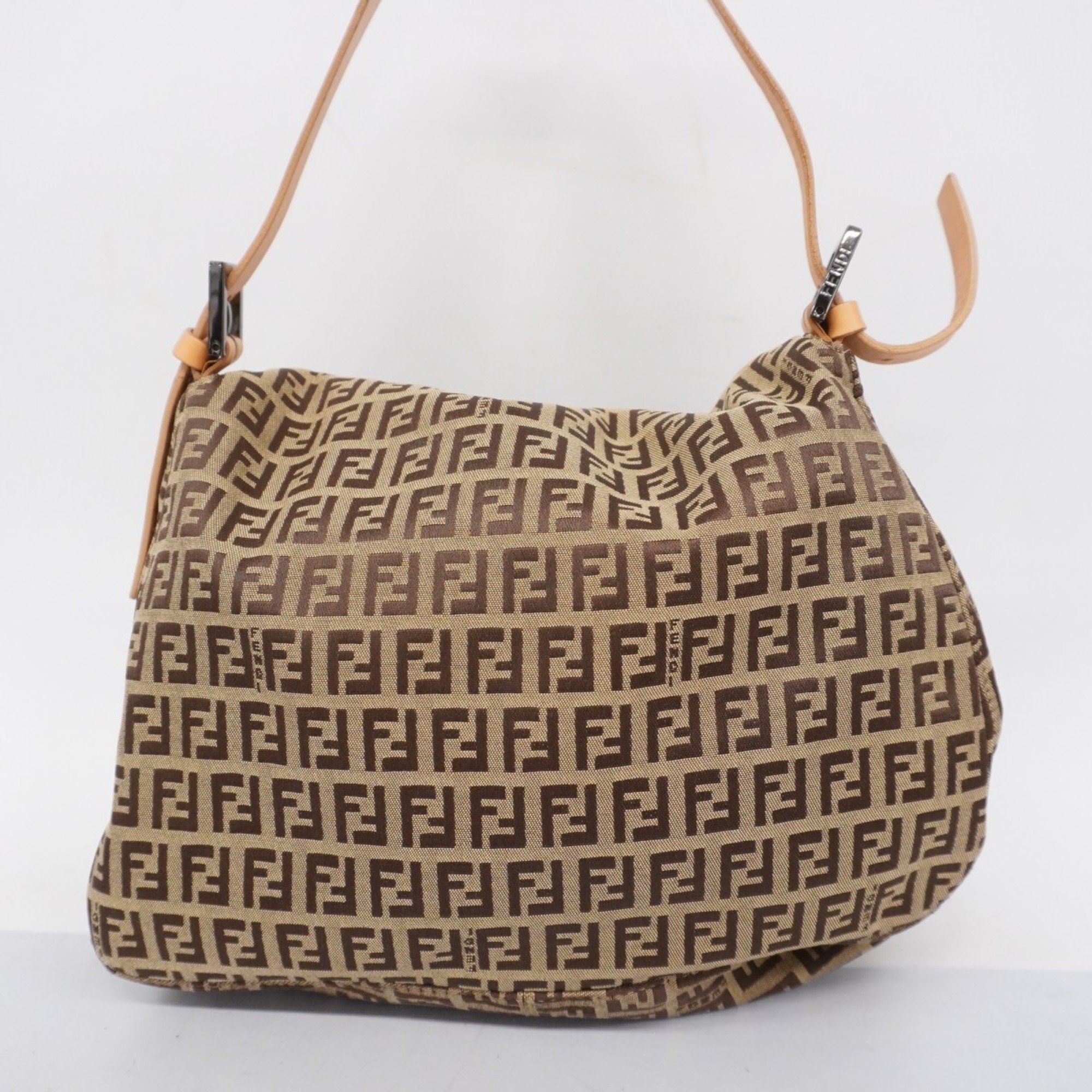 Fendi Zucchino handbag brown ladies