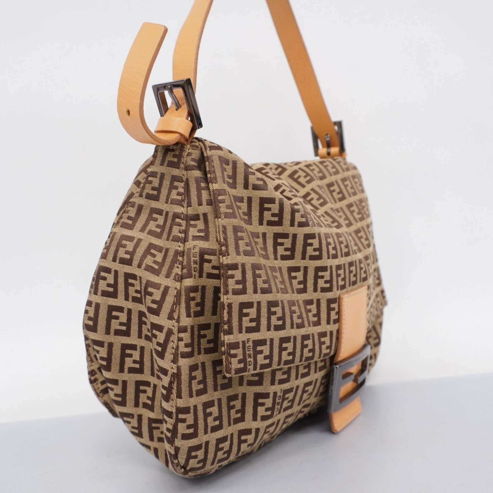 Fendi Zucchino handbag brown ladies