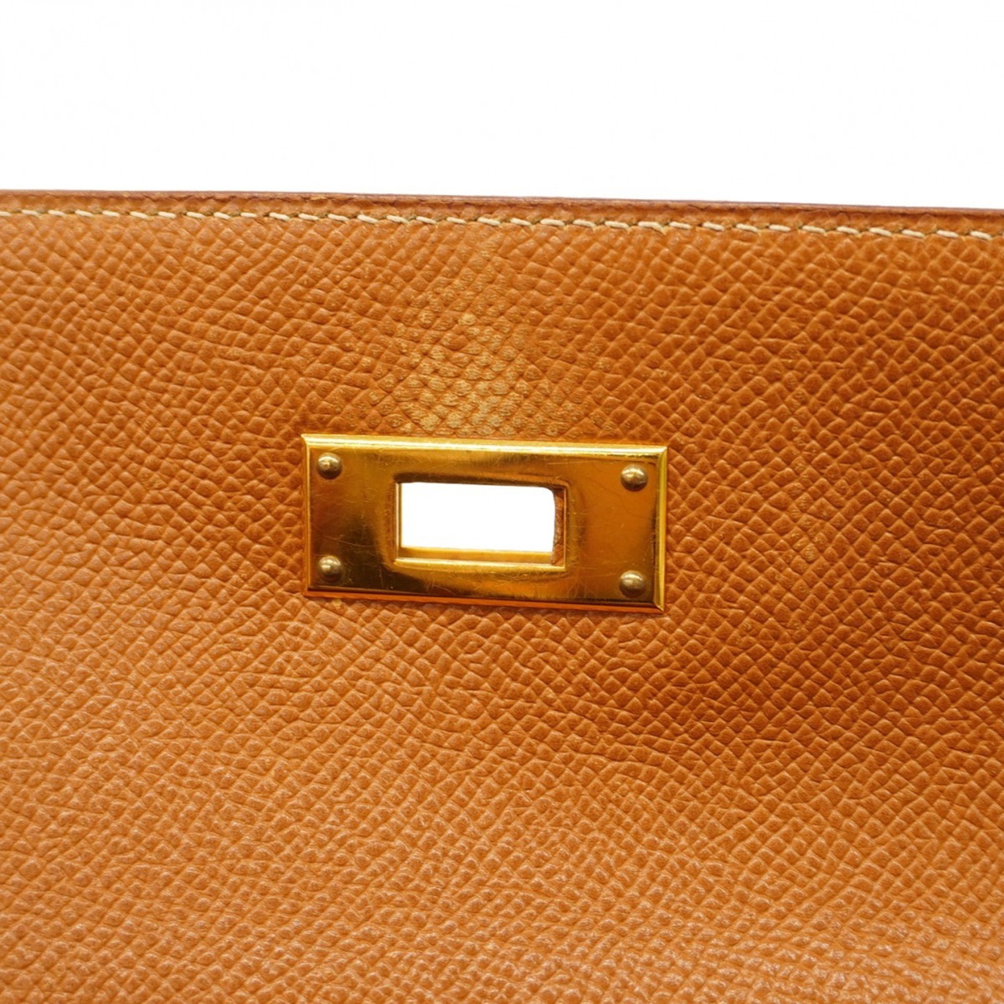 Hermes handbag Kelly 32 Cushvel gold A stamp ladies