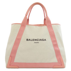 Balenciaga 339936 Navy Cabas M Tote Bag Canvas Women's BALENCIAGA